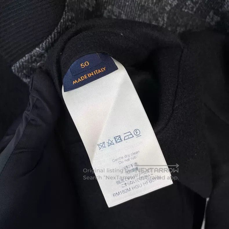 Louis Vuitton Louis Vuitton Black and grey lined presbyopic jacket Size US M / EU 48-50 / 2 - 7 Thumbnail