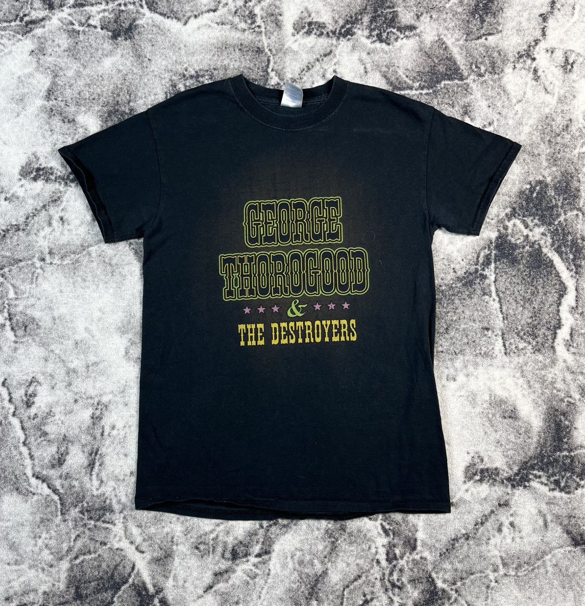 Gildan George Thorogood Destroyers Band T Shirt Vintage S Size US S / EU 44-46 / 1 - 2 Thumbnail