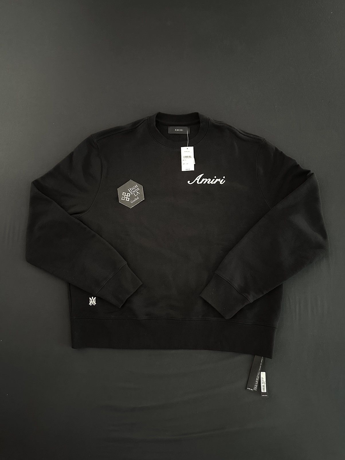 Amiri Amiri Embroidered Script Crewneck Size US XL / EU 56 / 4 - 1 Thumbnail