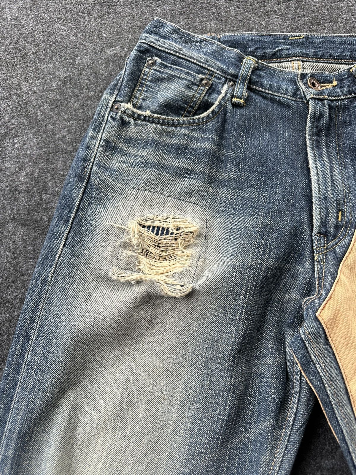 Edwin Vintage Edwin 505zx Orange Tag Selvedge Size 30 D102 Size US 30 / EU 46 - 8 Thumbnail