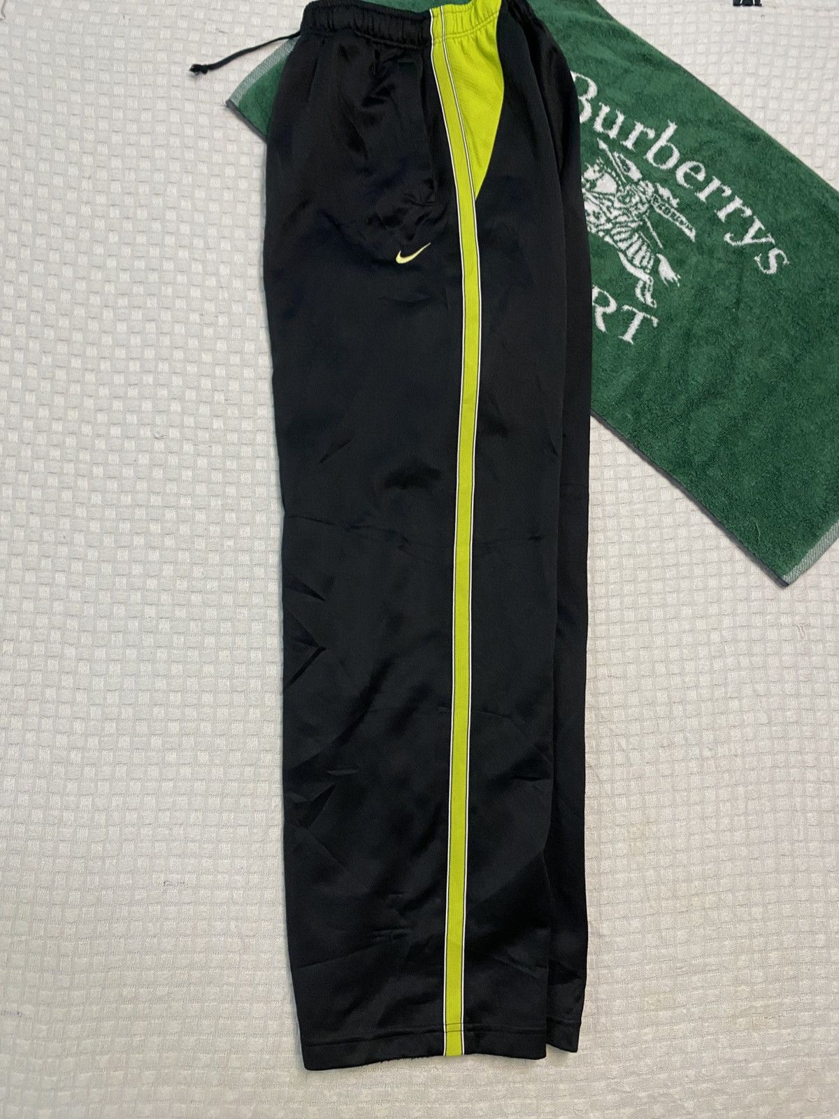 NOCTA × Nike 💥 VINTAGE NIKE 90S BAGGY WIDE LEG SWOOSH TRACK PANTS Y2K Size US 38 / EU 54 - 2 Thumbnail