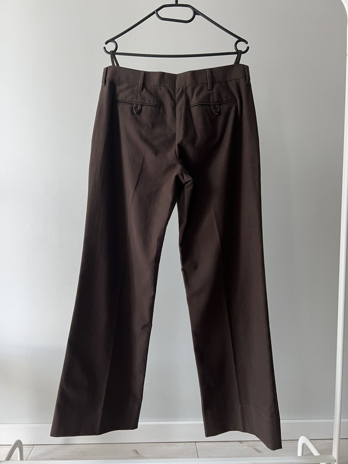 Helmut Lang Helmut Lang Archive Straight Brown Pants Designer Vintage Size US 28 / EU 44 - 6 Thumbnail