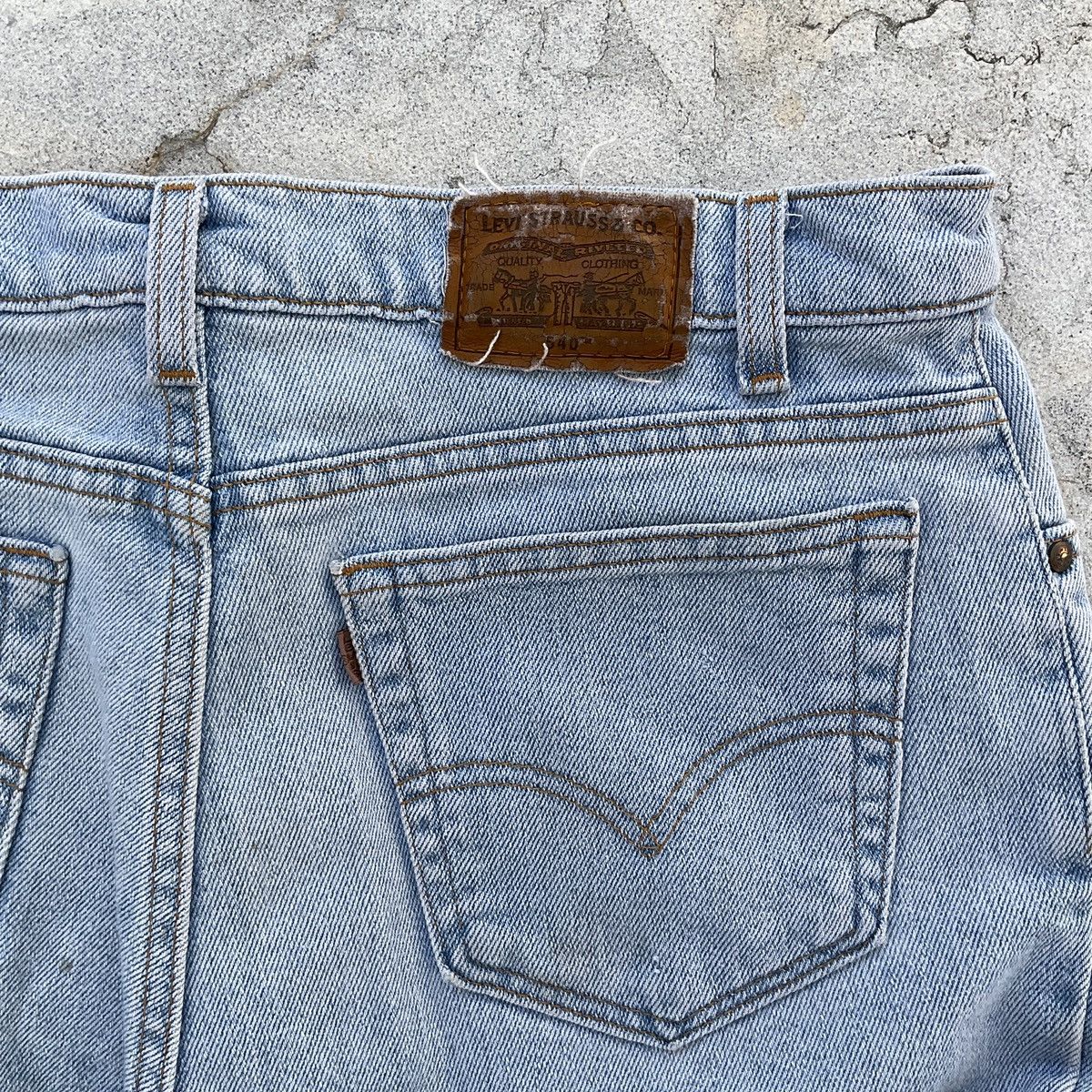 Levi's Vintage 90s Distressed Levi’s 540 Made In USA Denim Pants Size US 36 / EU 52 - 1 Thumbnail