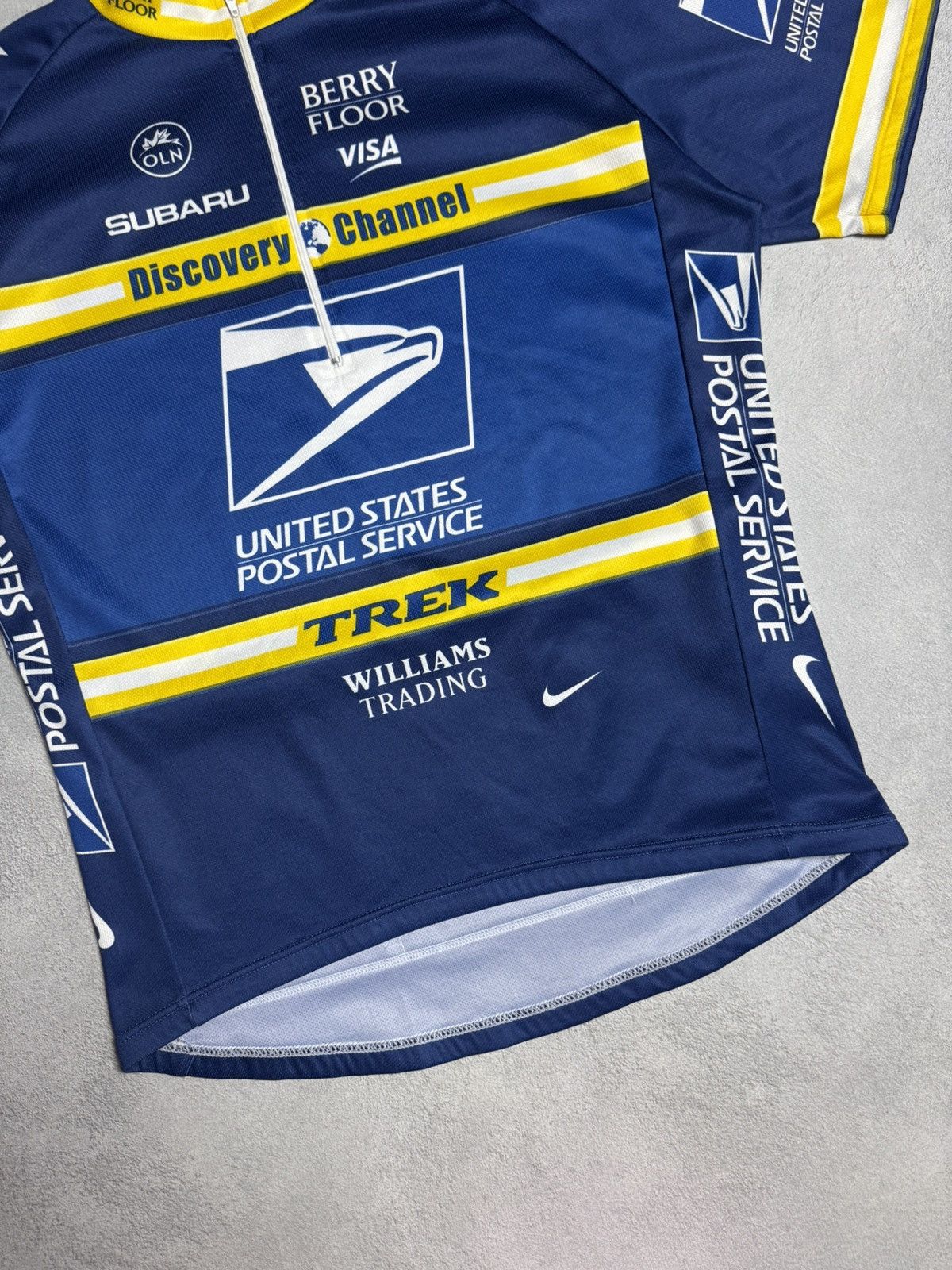 Nike United States Postal Service Trek Bike Cycling Jersey Nike Size US L / EU 52-54 / 3 - 4 Thumbnail