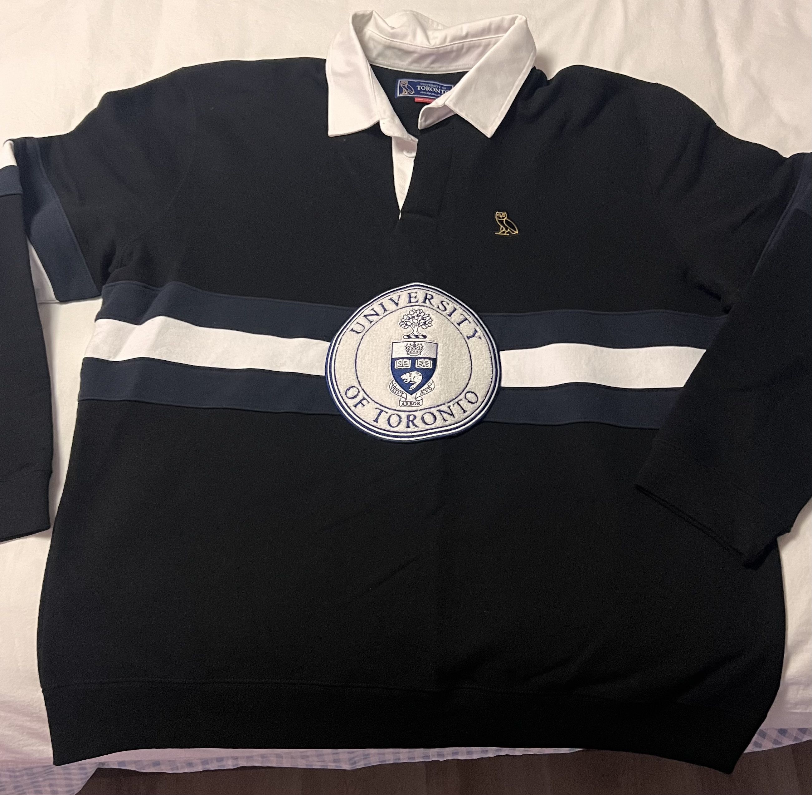 October's Very Own University of Toronto - Long-Sleeve Rugby Polo Size US XXL / EU 58 / 5 - 6 Thumbnail