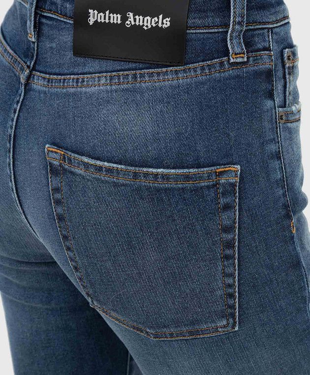 Palm Angels o1y1125 Denim Pant in Blue Size 25" / US 0 / IT 36 - 5 Thumbnail