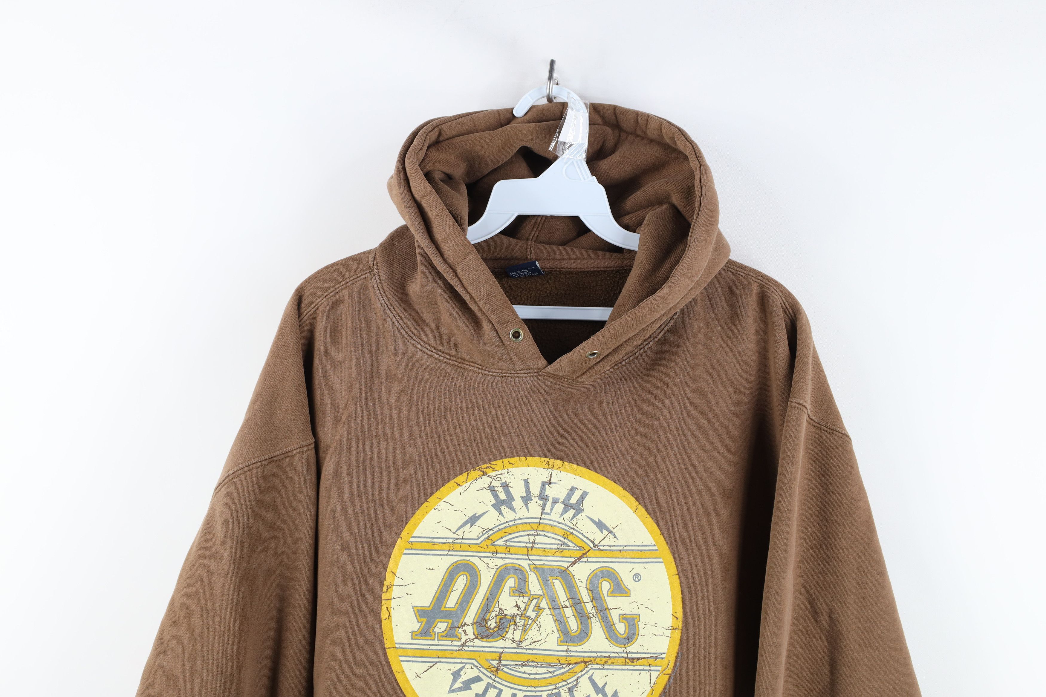 Vintage Vintage Y2K 2005 High Voltage ACDC Band Hoodie Sweatshirt Size US L / EU 52-54 / 3 - 2 Thumbnail