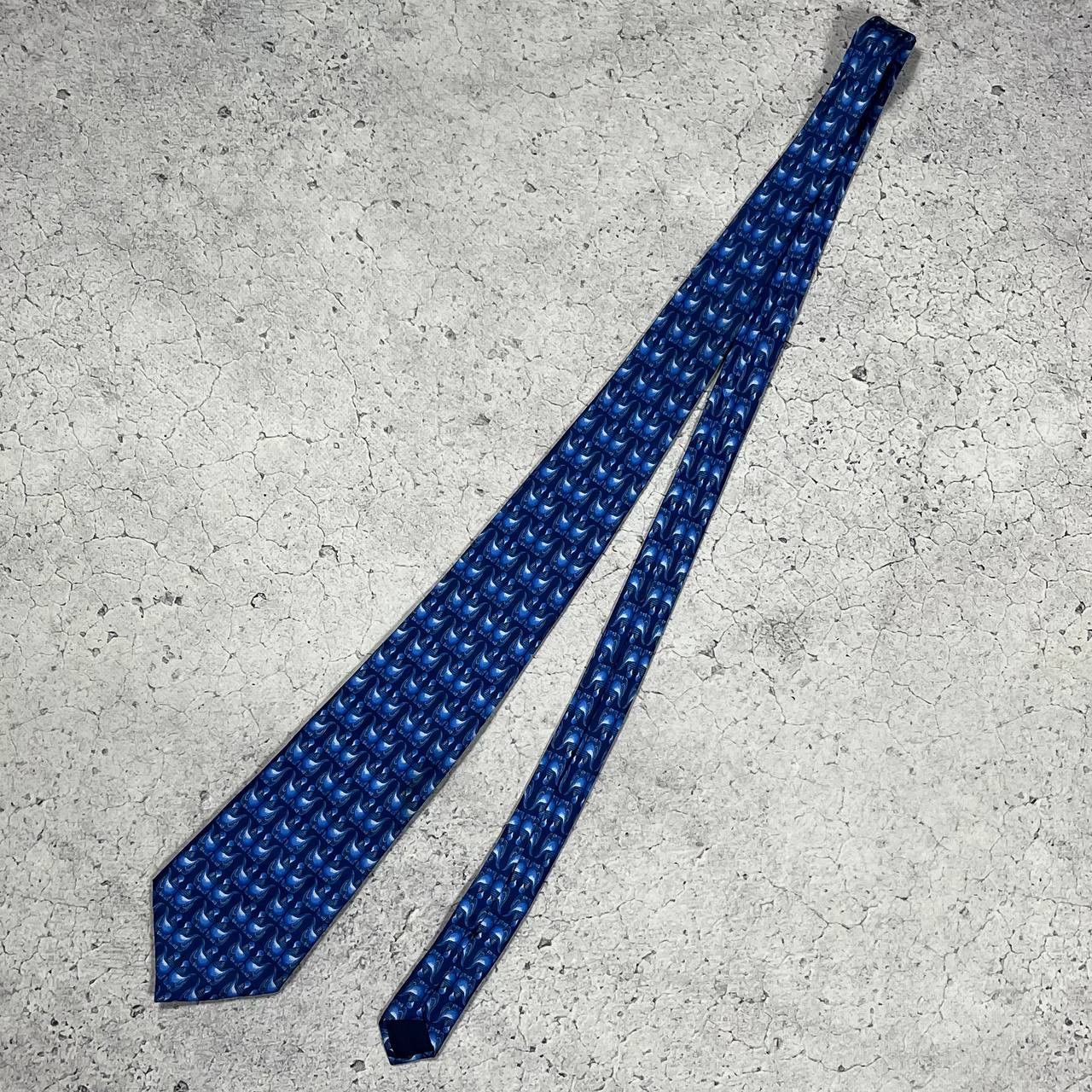 Lanvin Lanvin Tie Silk Bird Pattern Vintage Size ONE SIZE - 3 Thumbnail