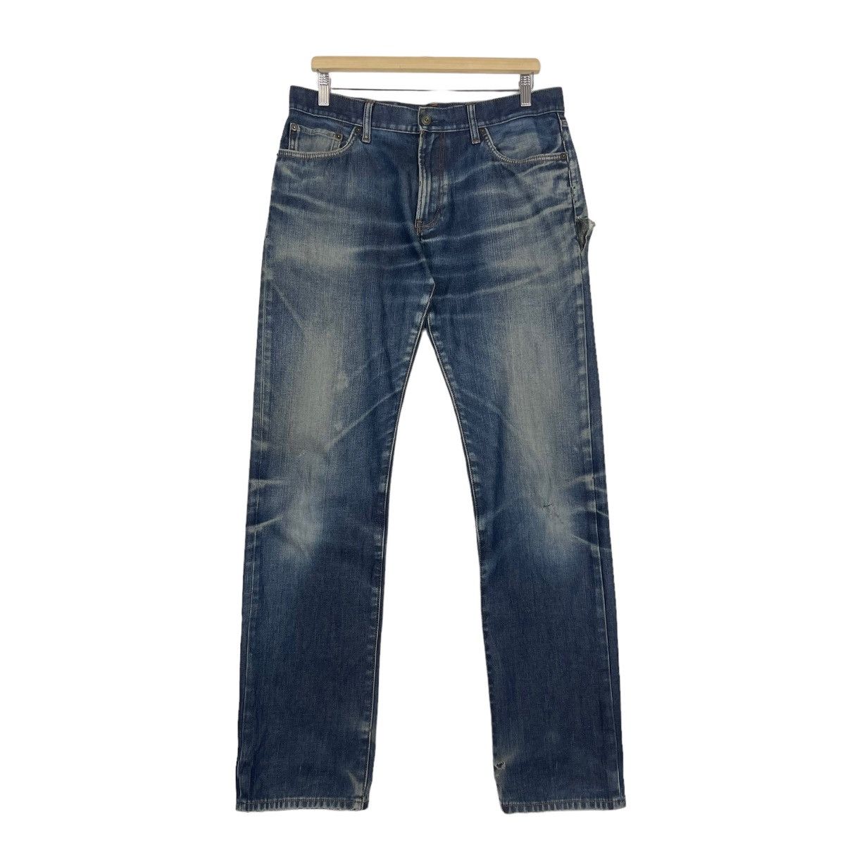 Japanese Brand UNIQLO UJ FLARE JEANS Size US 34 / EU 50 - 2 Thumbnail