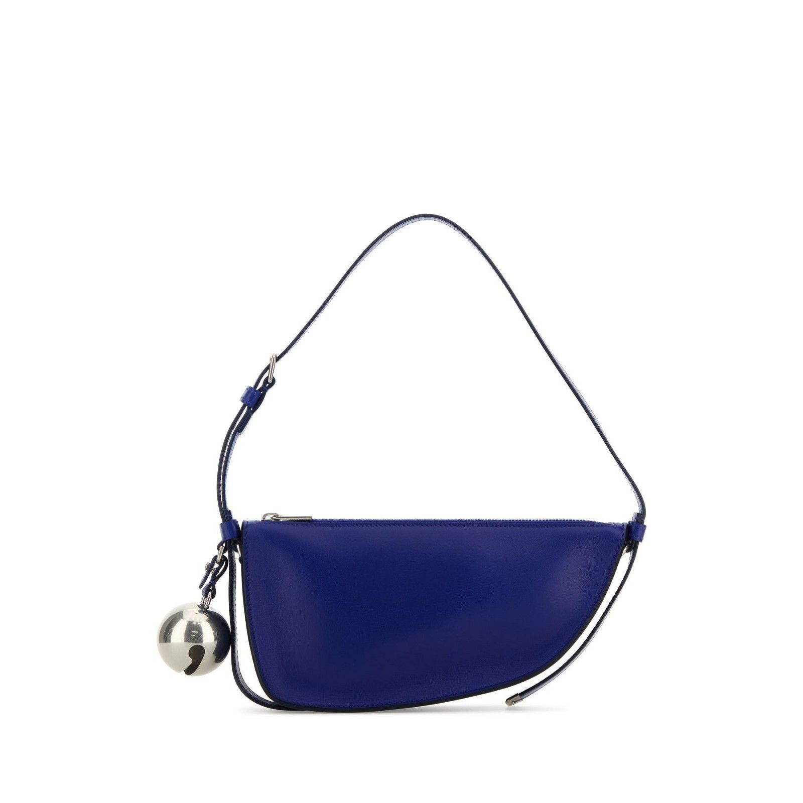 Burberry BURBERRY Shield Mini Blue Leather Shoulder Bag New Size ONE SIZE - 2 Thumbnail