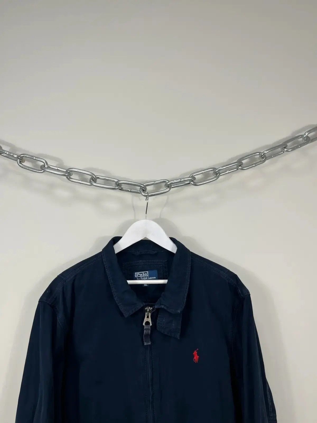Polo Ralph Lauren × Ralph Lauren × Vintage Vintage Polo Ralph Lauren Y2K Navy Classic Luxury Jacket Size US XL / EU 56 / 4 - 2 Thumbnail