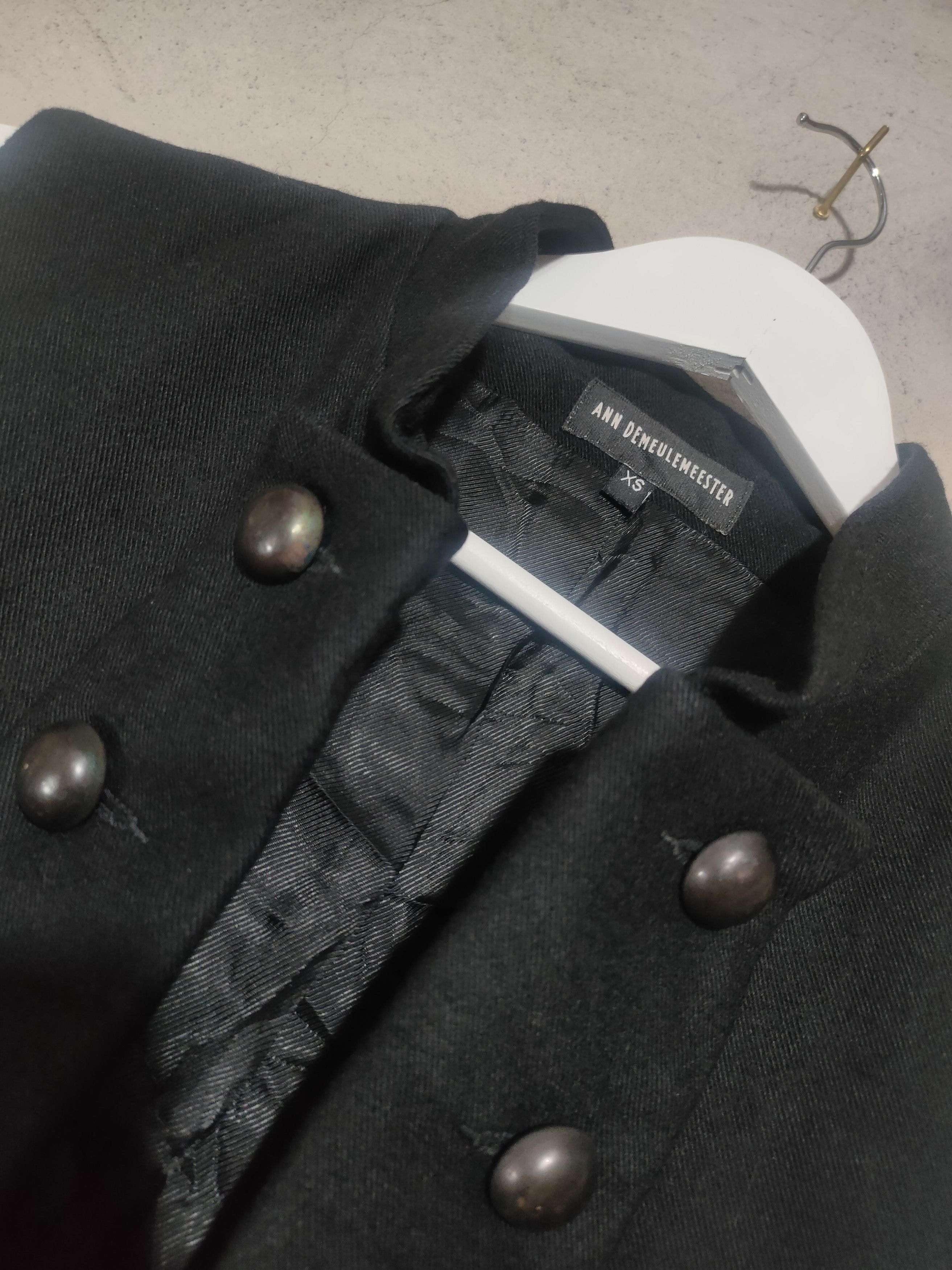 Ann Demeulemeester ANN DEMEULEMEESTER WOOL ARCHIVE RUNWAY VEST Size XS / US 0-2 / IT 36-38 - 4 Thumbnail
