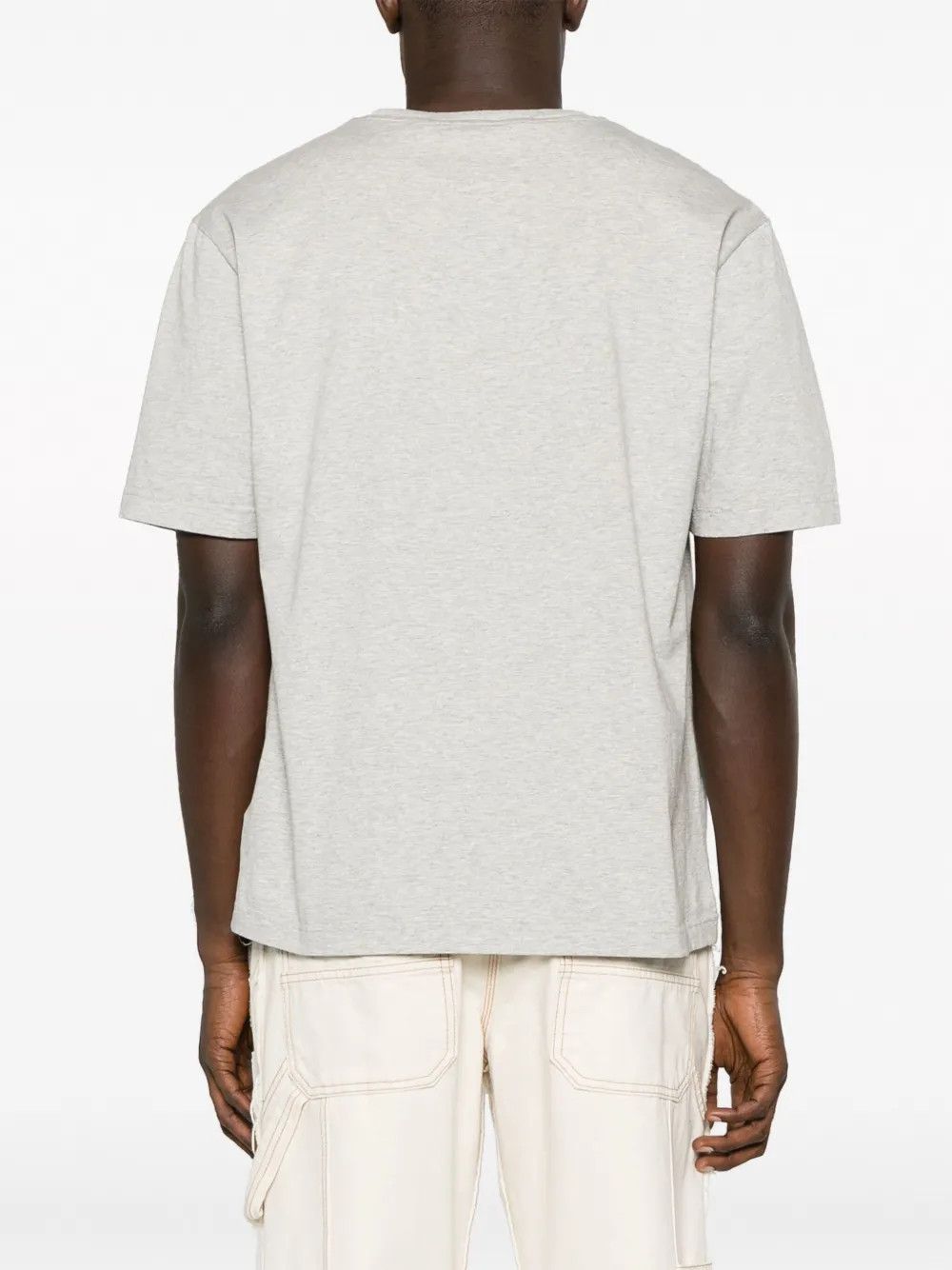 Palm Angels o1y0325 Logo Crewneck T-Shirt in Light Grey Size US L / EU 52-54 / 3 - 4 Thumbnail