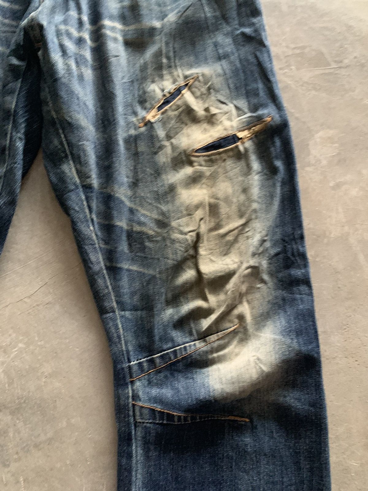 PPFM twist curl PPFM jeans with patchowrk Size US 34 / EU 50 - 10 Thumbnail