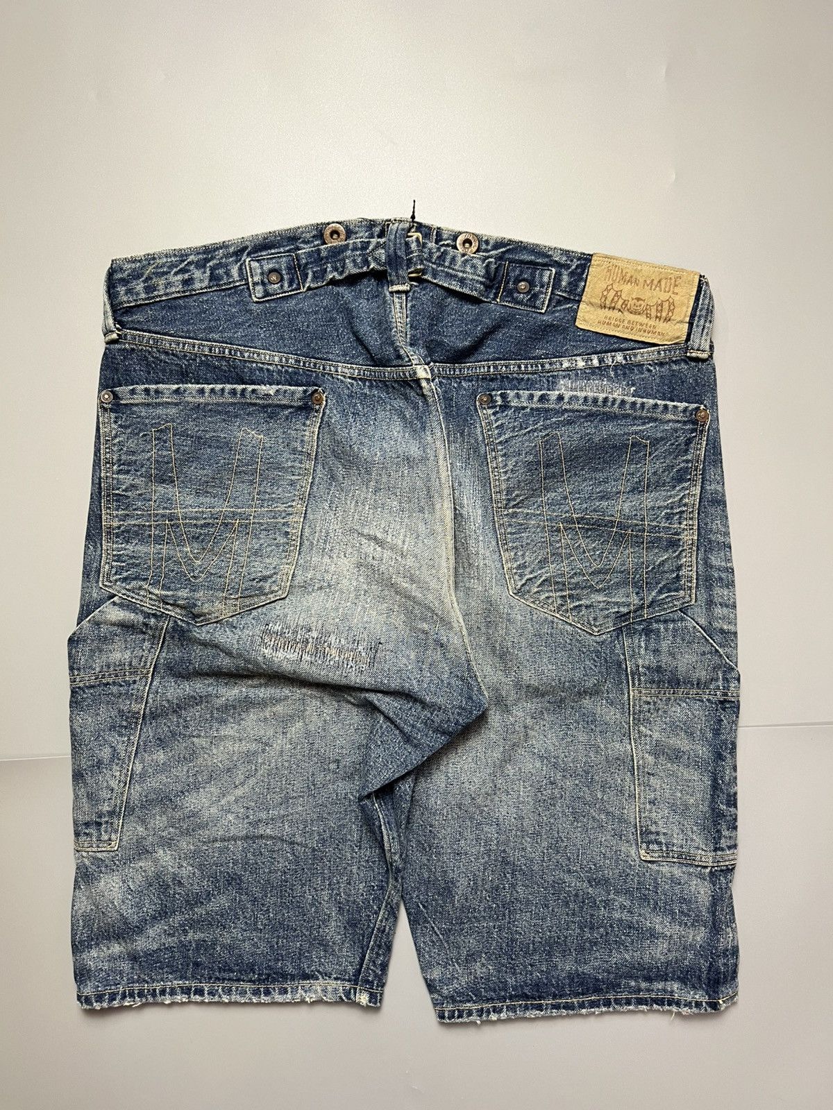 Human Made Human Made Ripped Denim Shorts Selvedge Size US 36 / EU 52 - 10 Thumbnail