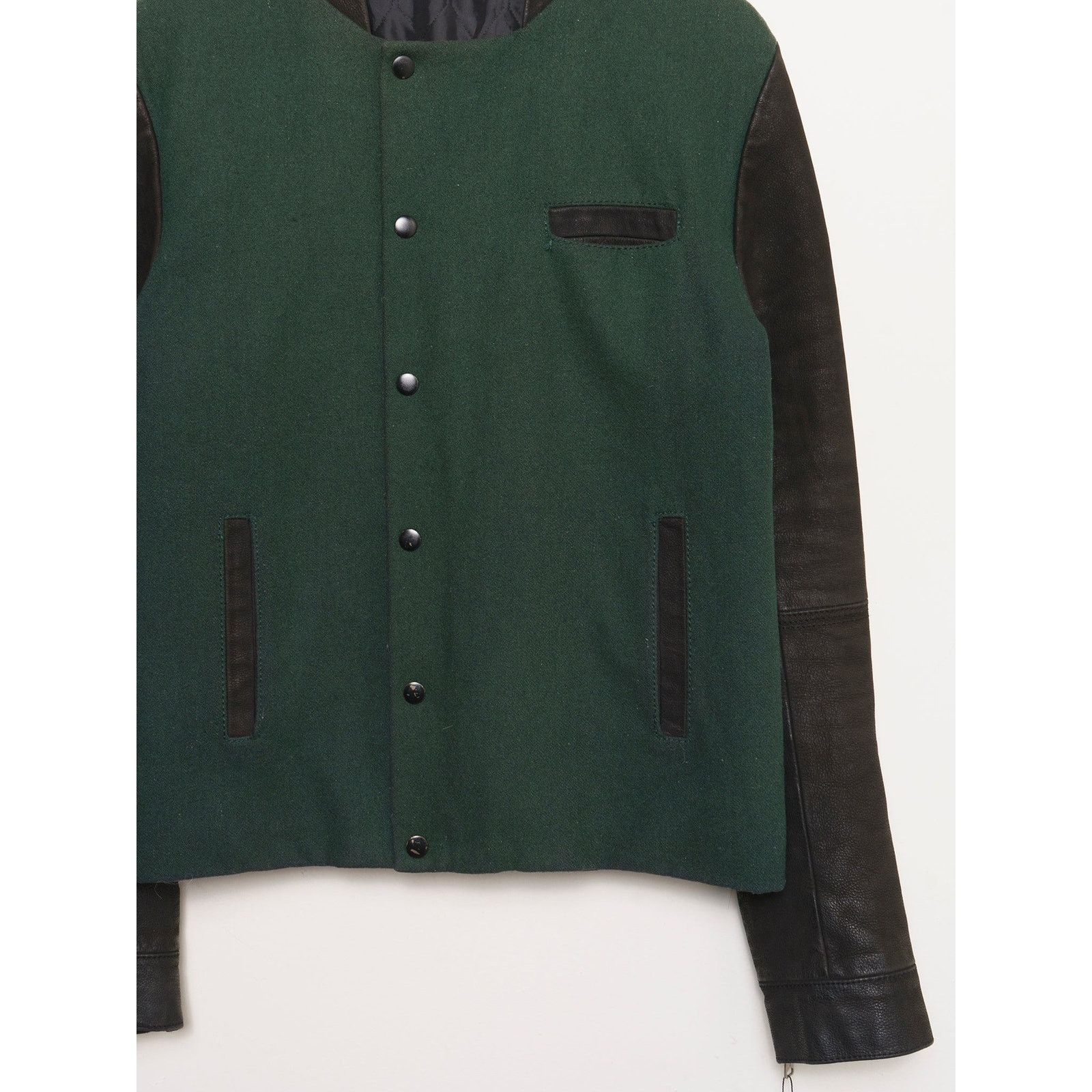 Balenciaga Blistered Leather Varsity Jacket Size US S / EU 44-46 / 1 - 2 Thumbnail