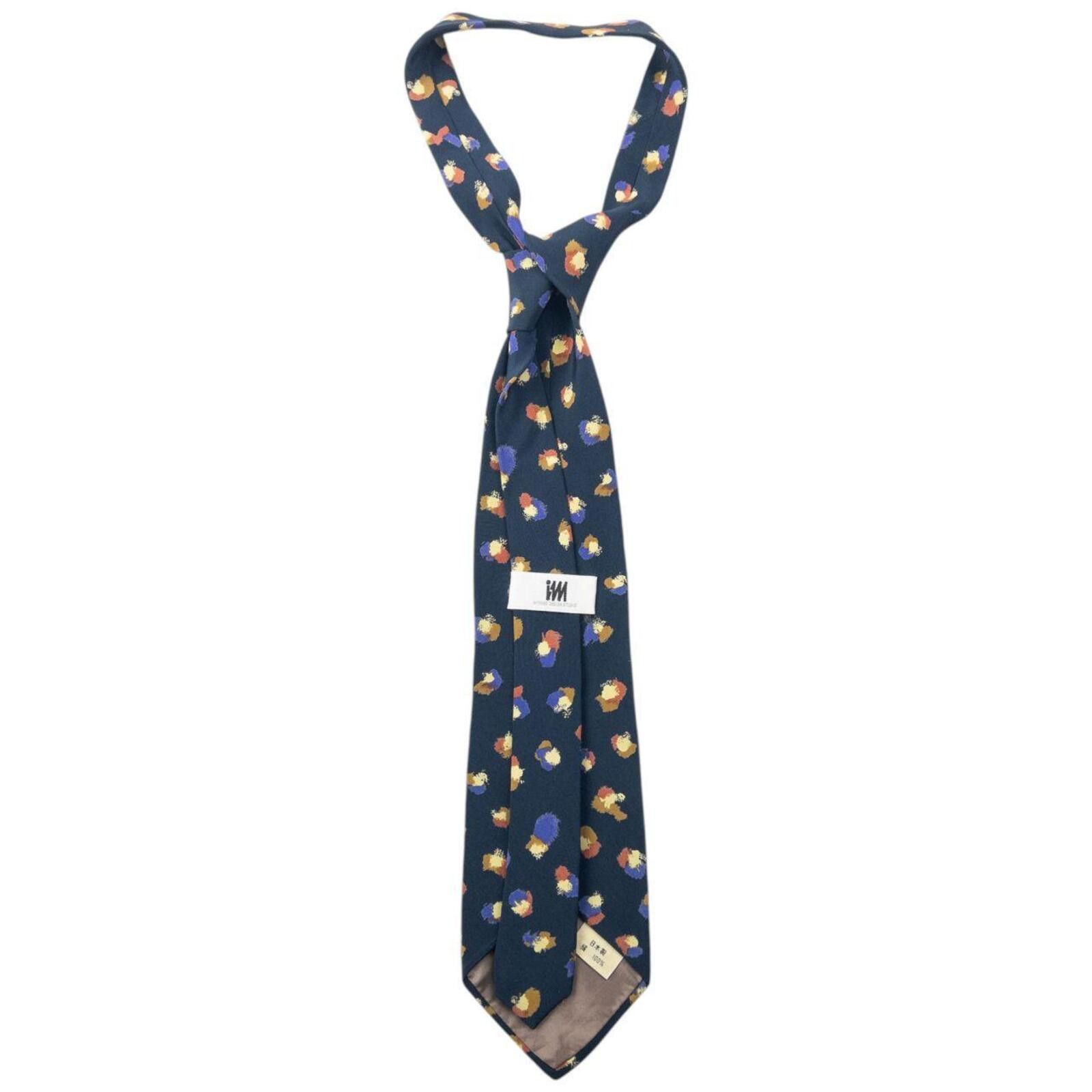 Issey Miyake Vintage 90s Issey Miyake Pattern Silk Tie Size ONE SIZE - 2 Thumbnail
