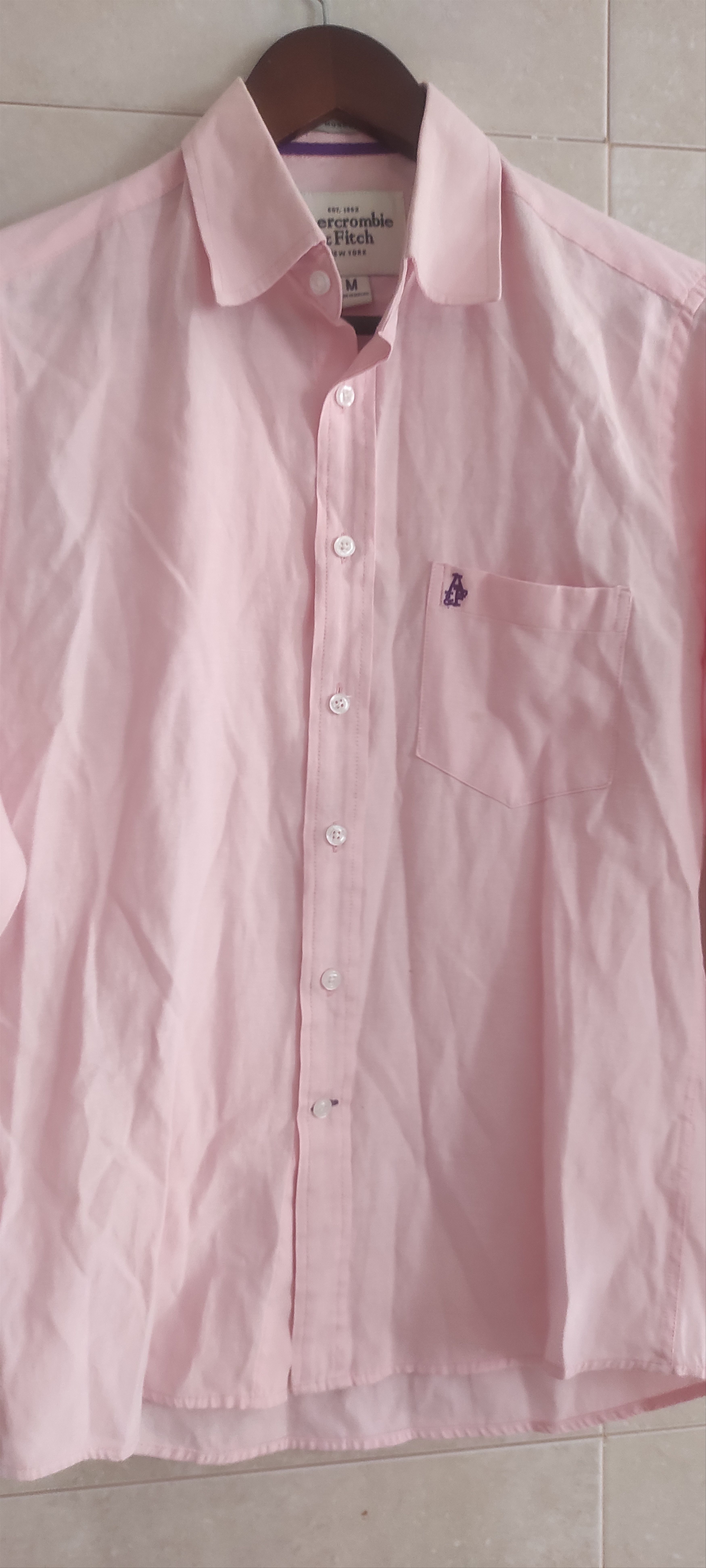 Abercrombie & Fitch Abercrombie & Fitch Casual button-up shirt embroidered logo Size M / US 6-8 / IT 42-44 - 3 Thumbnail