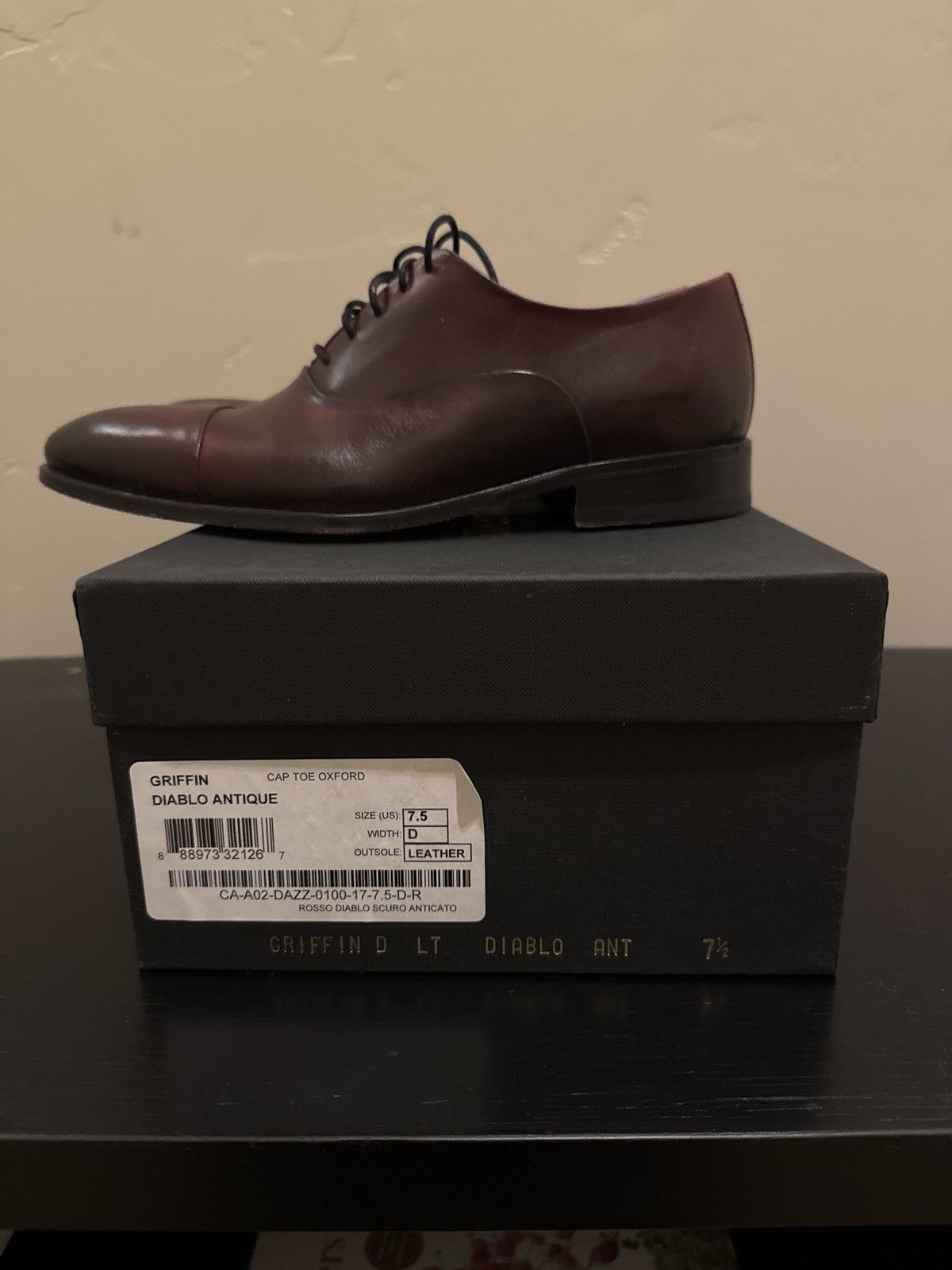 Other Cap Toe Oxford Diablo Antique Size US 7.5 / EU 40-41 - 1 Thumbnail