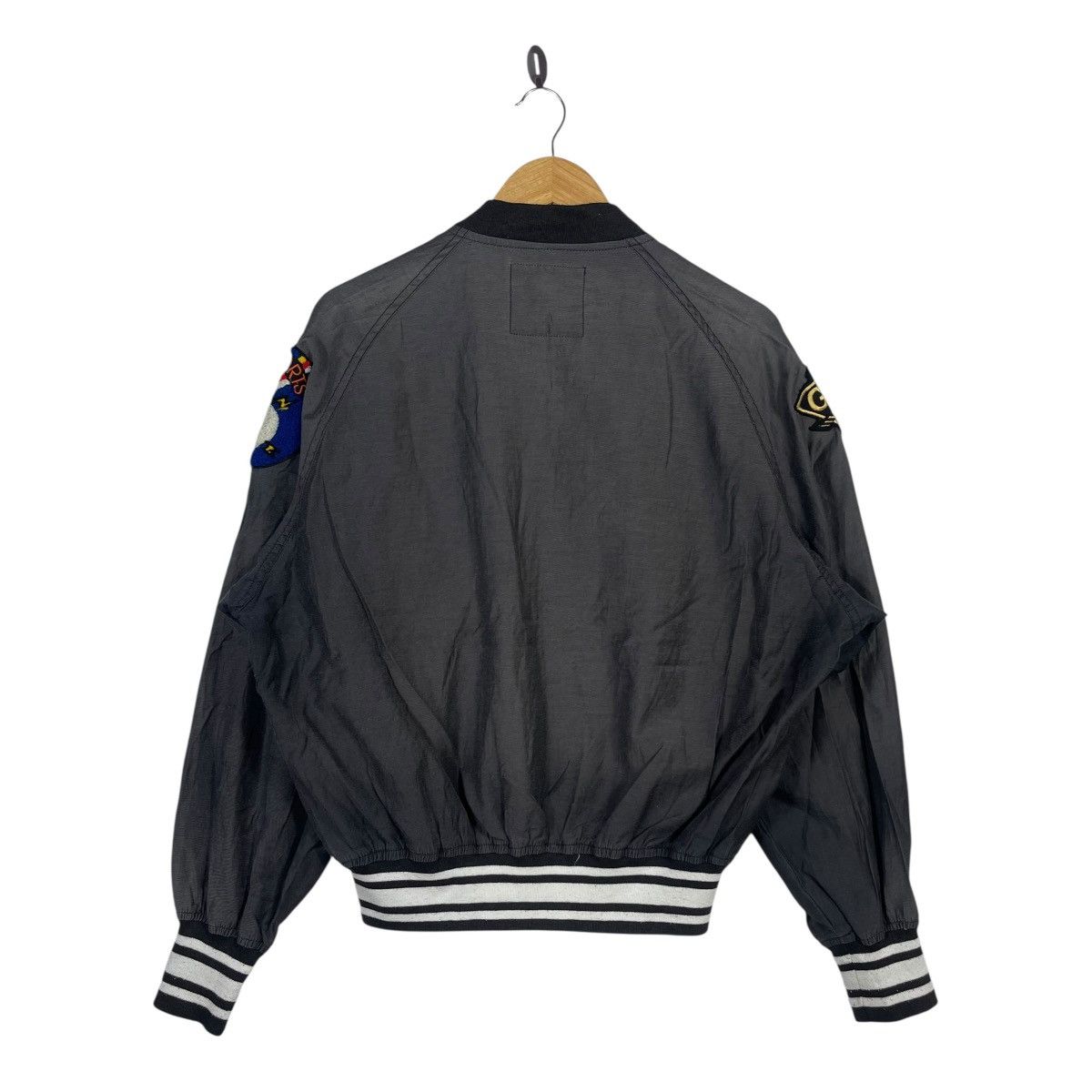 Giro Vintage Giro Sports Racing Bomber Jacket Grey Patch Varsity Size US M / EU 48-50 / 2 - 4 Thumbnail
