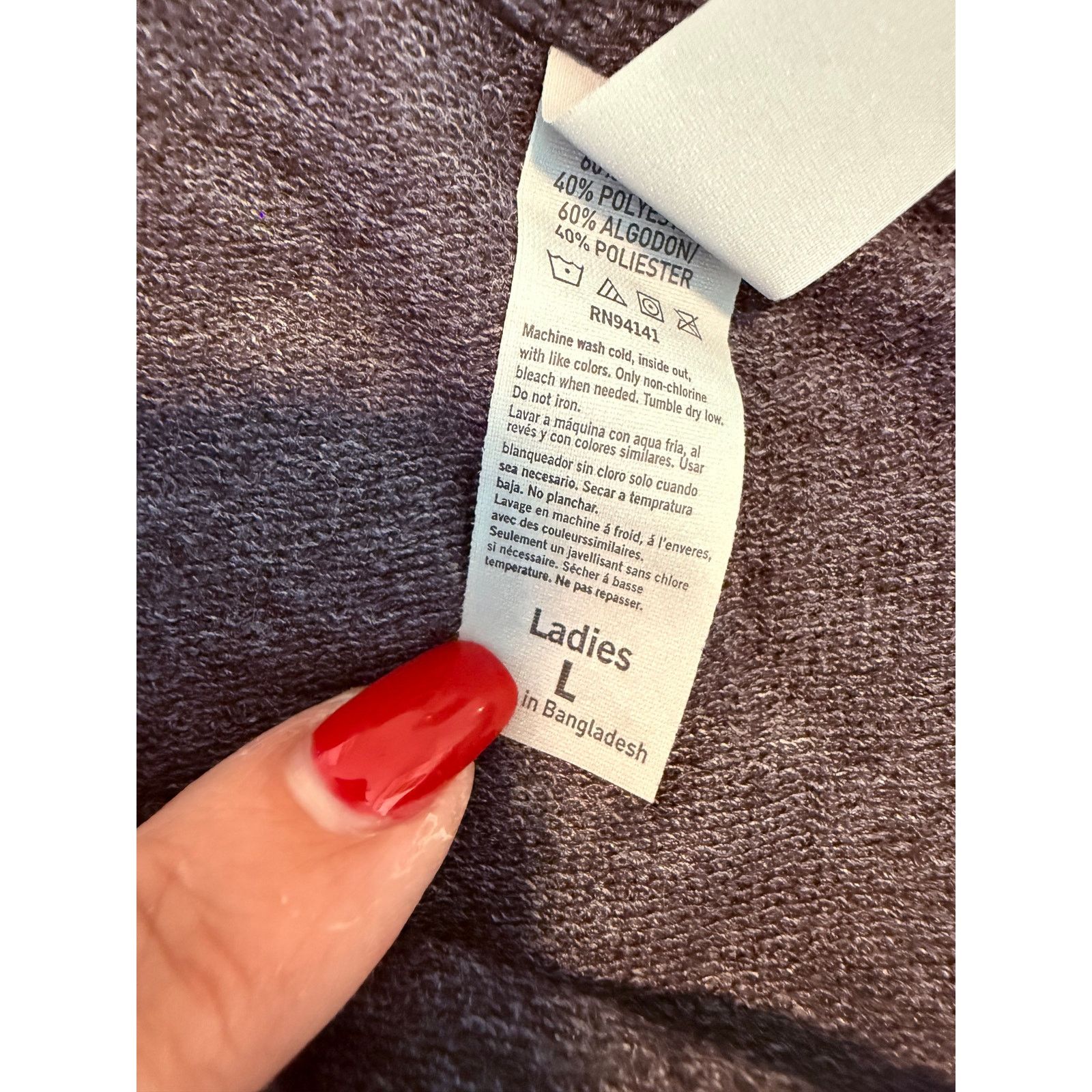 Other Instant "Nope Not Today" Graphic Sweatshirt Women L - A022 Size L / US 10 / IT 46 - 7 Thumbnail