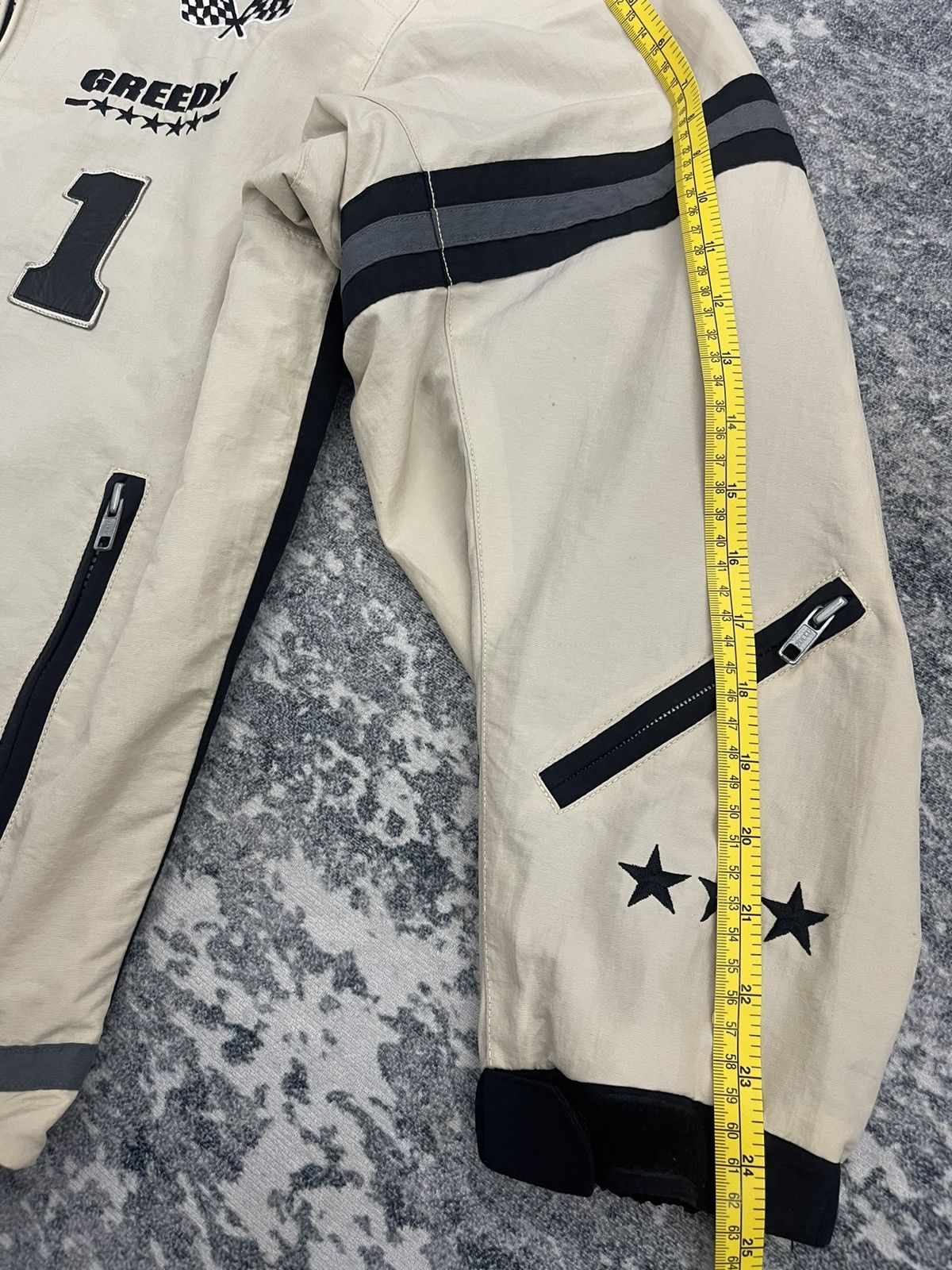 Greedy Genius Vintage Greedy S.K.Y. Inc Motorcycle Racing Jacket Size US L / EU 52-54 / 3 - 20 Thumbnail