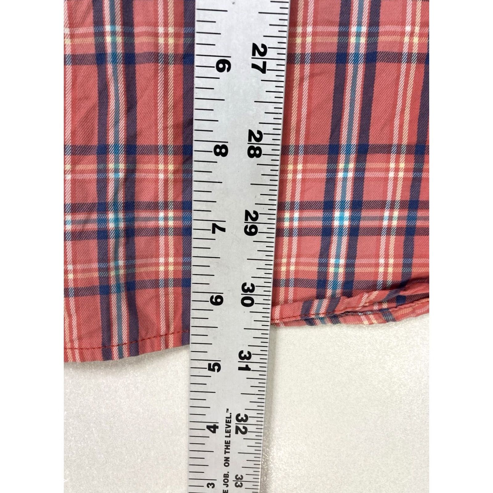 Southern Tide VINTAGE Southern Tide Plaid Button Up Shirt Men Large Coral Red Long Sleeve Pocket Size US L / EU 52-54 / 3 - 7 Thumbnail