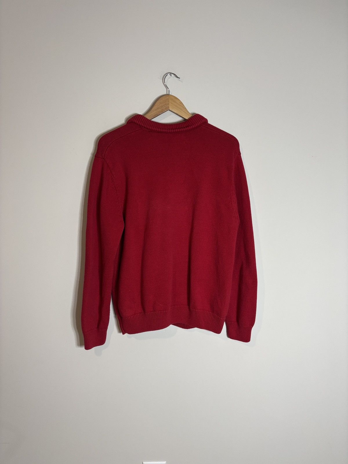 Chaps Chaps Quarter Zip Moose Sweater Ralph Lauren Large Size US L / EU 52-54 / 3 - 4 Thumbnail