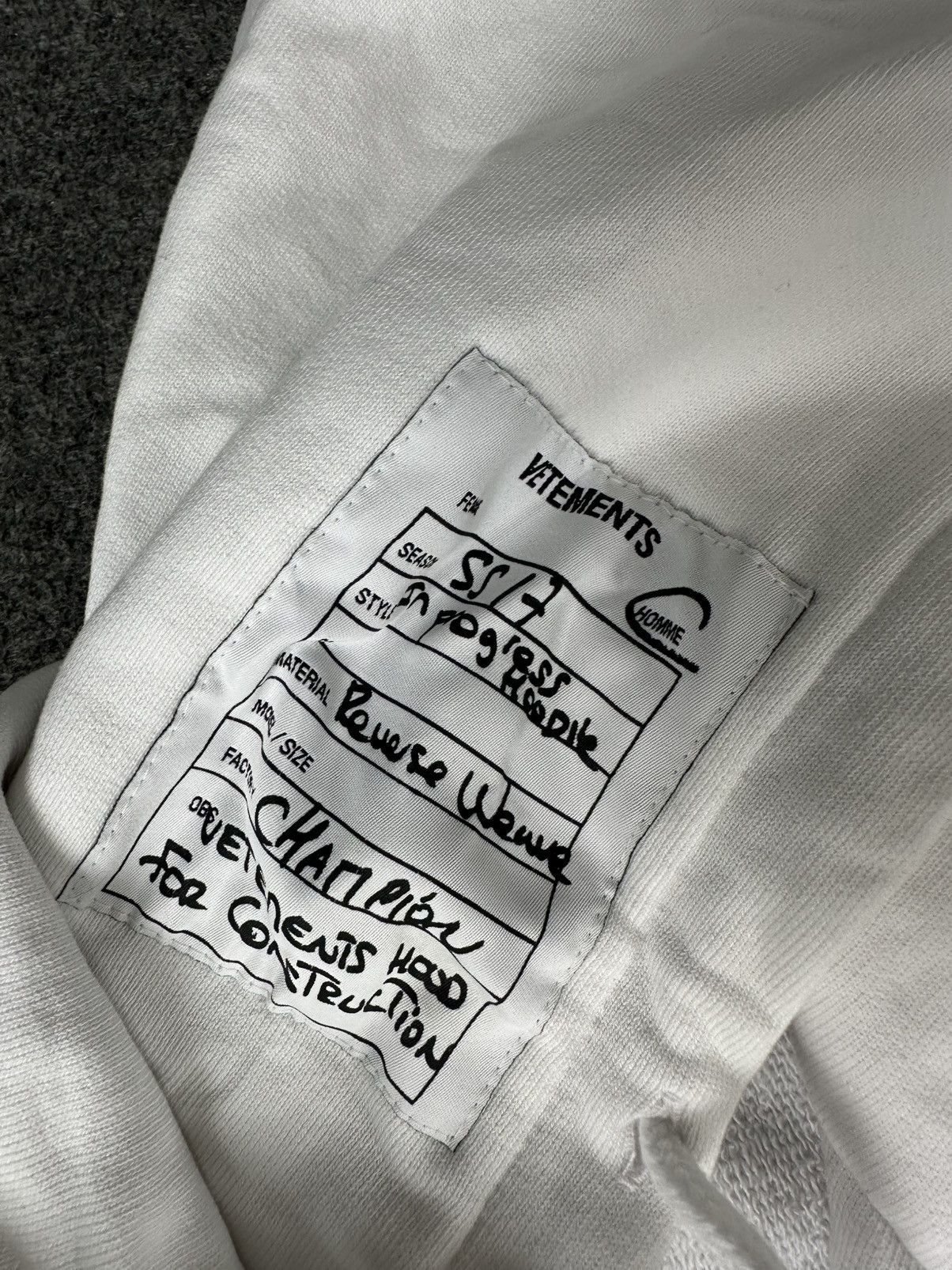 Champion × Vetements Vetements - Champion Demna SS17 Rework Zip Hoodie Side Tape Size US M / EU 48-50 / 2 - 11 Thumbnail