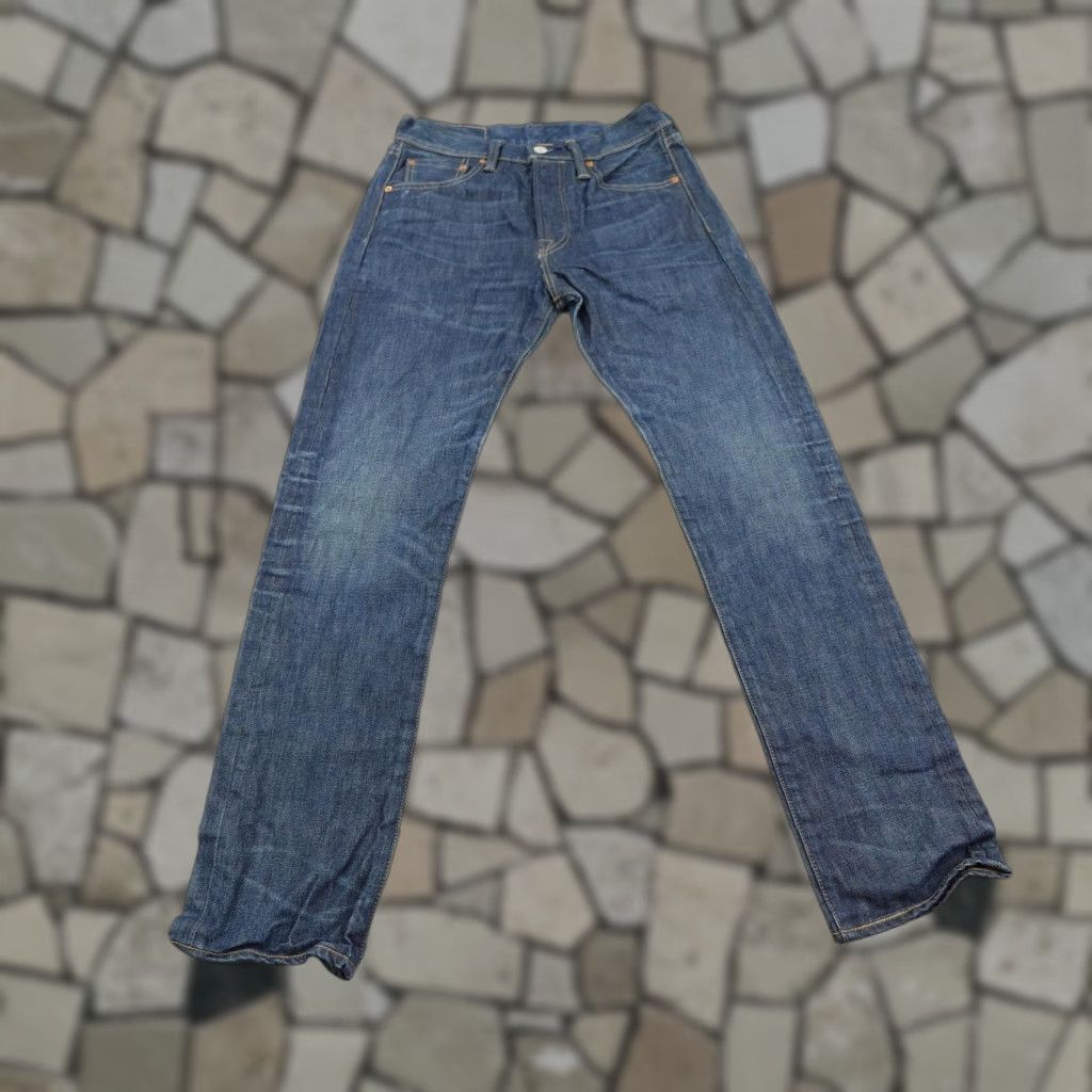 Levi's VINTAGE Levi's Jeans Mens 501 Button Fly Straight Leg Denim 29x32 Blue Red Tab 501 Series Mens Size US 29 - 1 Thumbnail