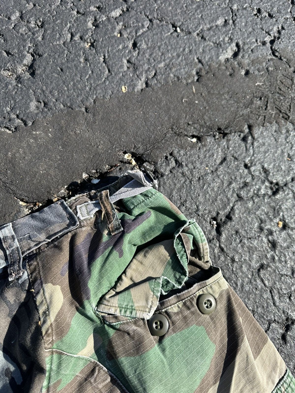 Vintage Custom Camo Military Cargo Pants by Drew Reid’s Denim Repair Size US 36 / EU 52 - 5 Thumbnail