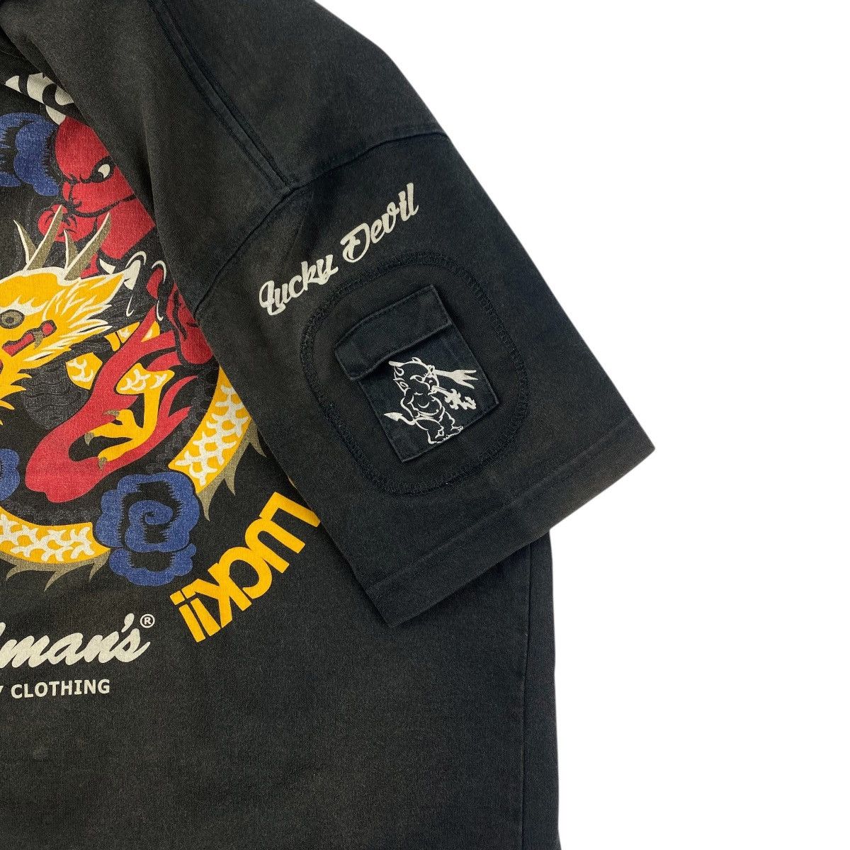 Tedman Vintage Ted Company Tee Shirt Sukajan Souvenir Japan Dragon Size US L / EU 52-54 / 3 - 6 Thumbnail