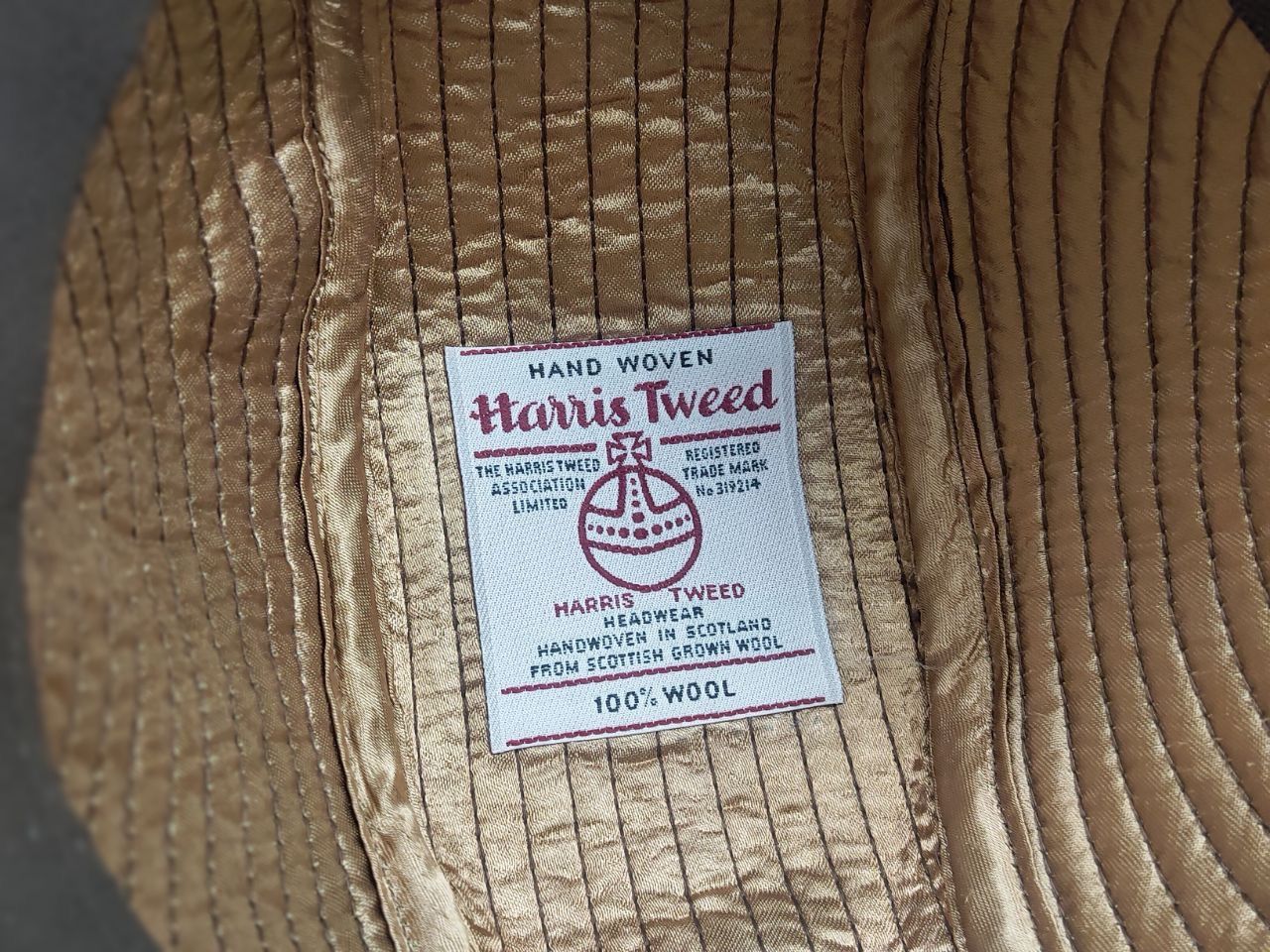 Harris Tweed Vintage 80's Harris Tweed Hat Classic trilby Fedora England Size ONE SIZE - 11 Thumbnail