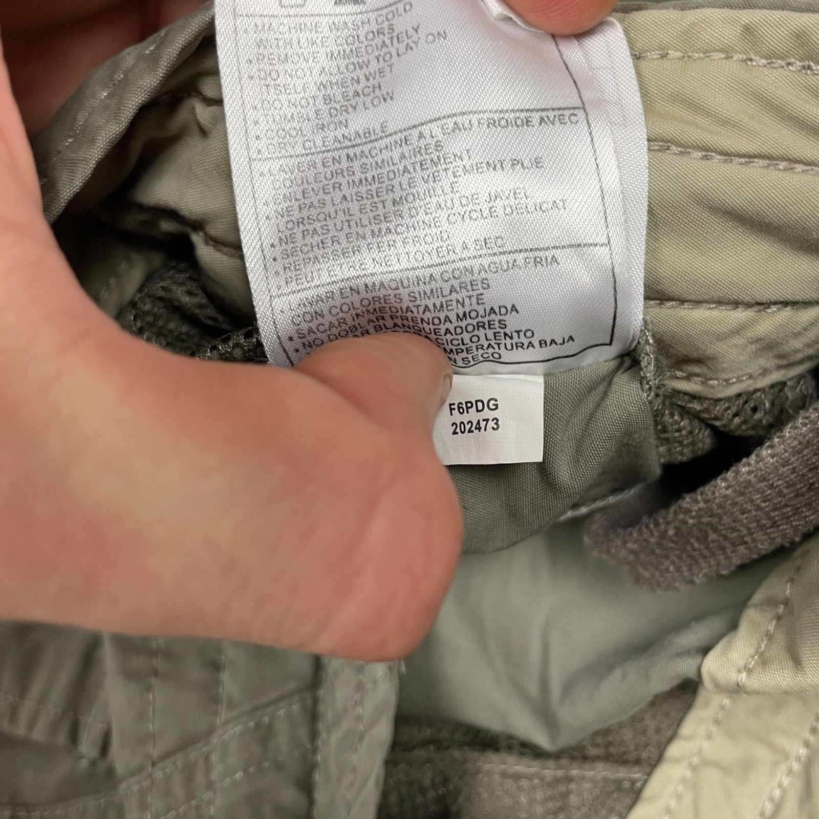 Nike × Vintage Nike Adults Olive Green Cotton Swoosh Zip Fly Cargo Short Size US 30 / EU 46 - 11 Thumbnail