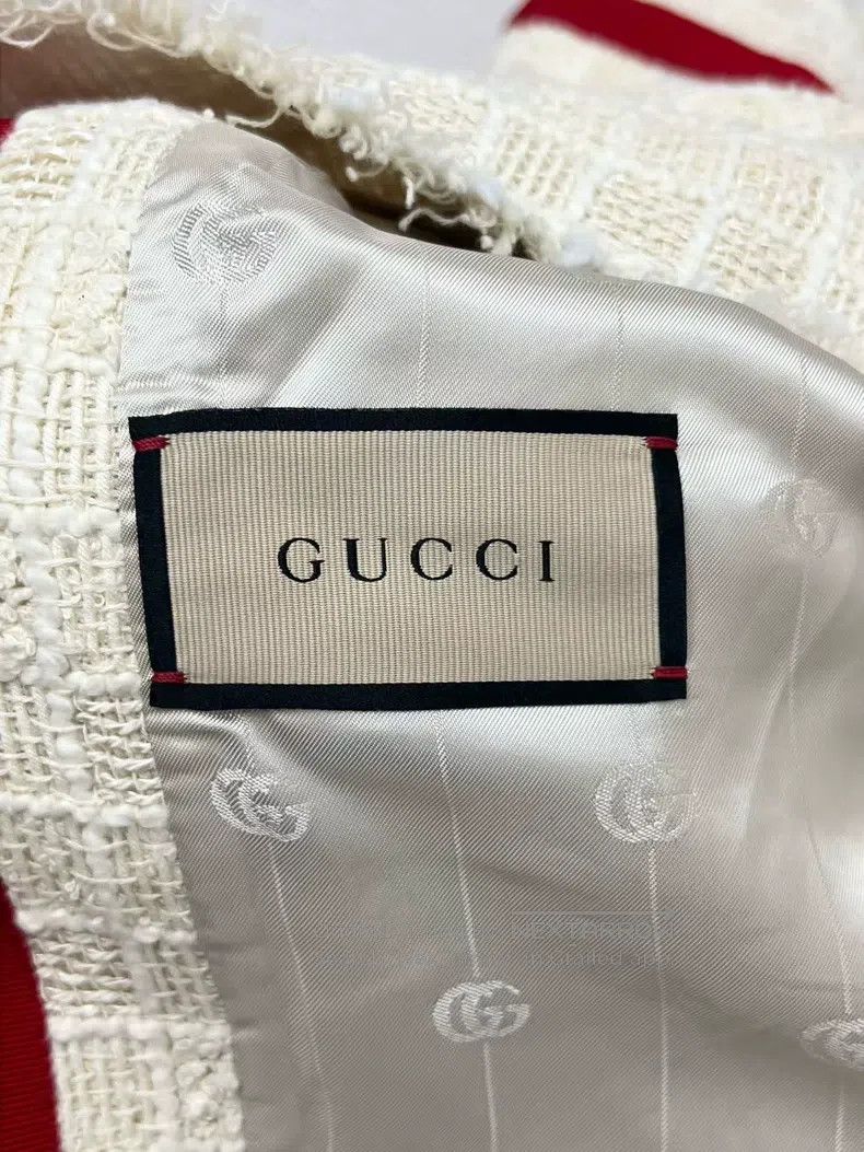 Gucci Gucci Colour-blocked logo woven coat Size XS / US 0-2 / IT 36-38 - 8 Thumbnail