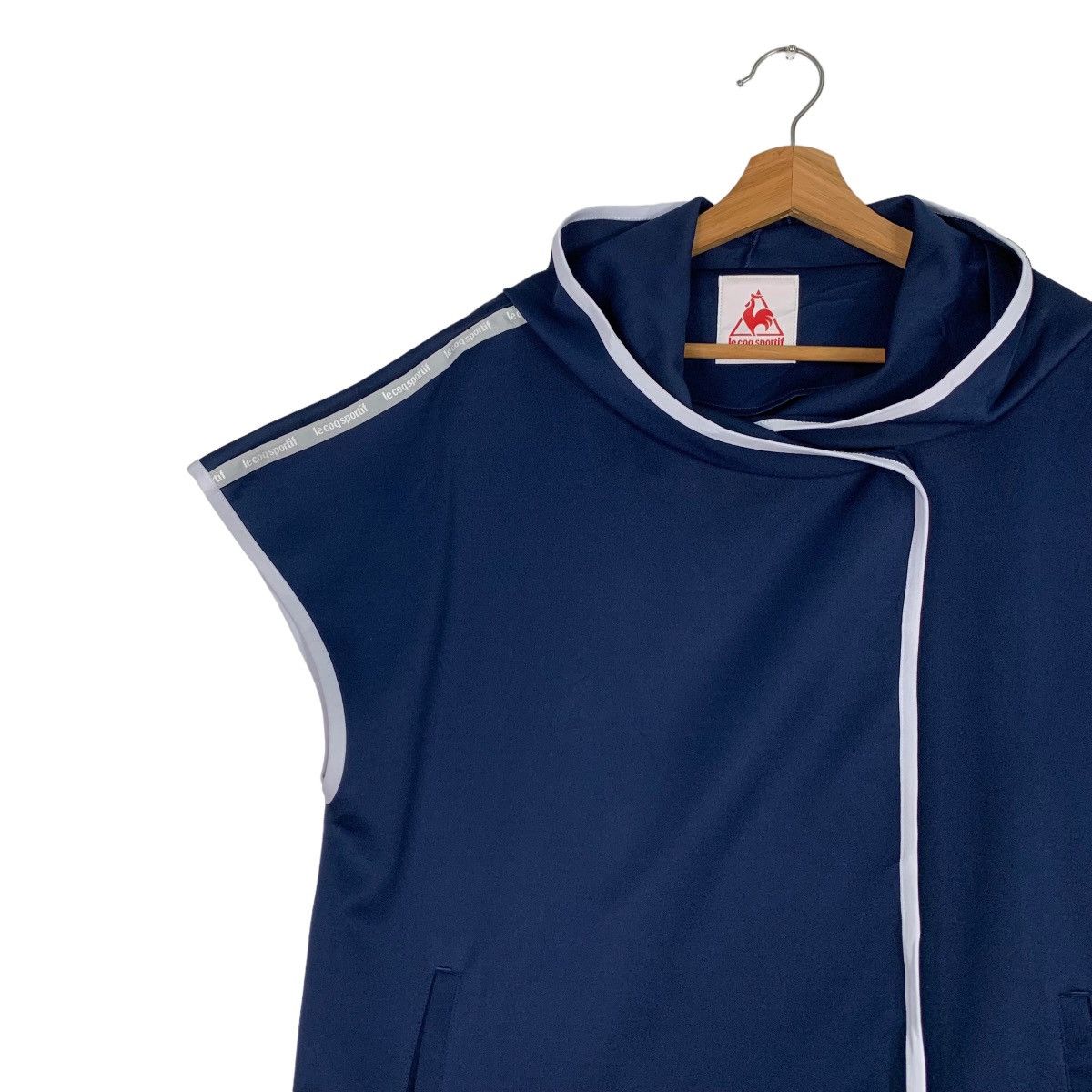 Le Coq Sportif LE COQ SPORTIF Hoodie Sleeveless Jacket #0125-C7 Size US L / EU 52-54 / 3 - 7 Thumbnail
