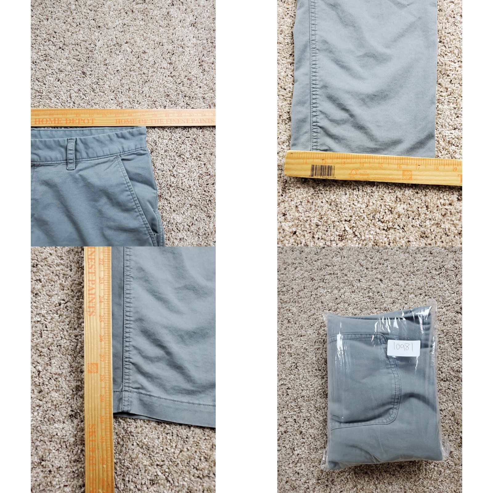 The North Face The North Face Chino Pants Mens Gray Size 38 Cargo Pocket Straight Leg 30in Inseam Cotton Spandex Size US 38 / EU 54 - 9 Thumbnail
