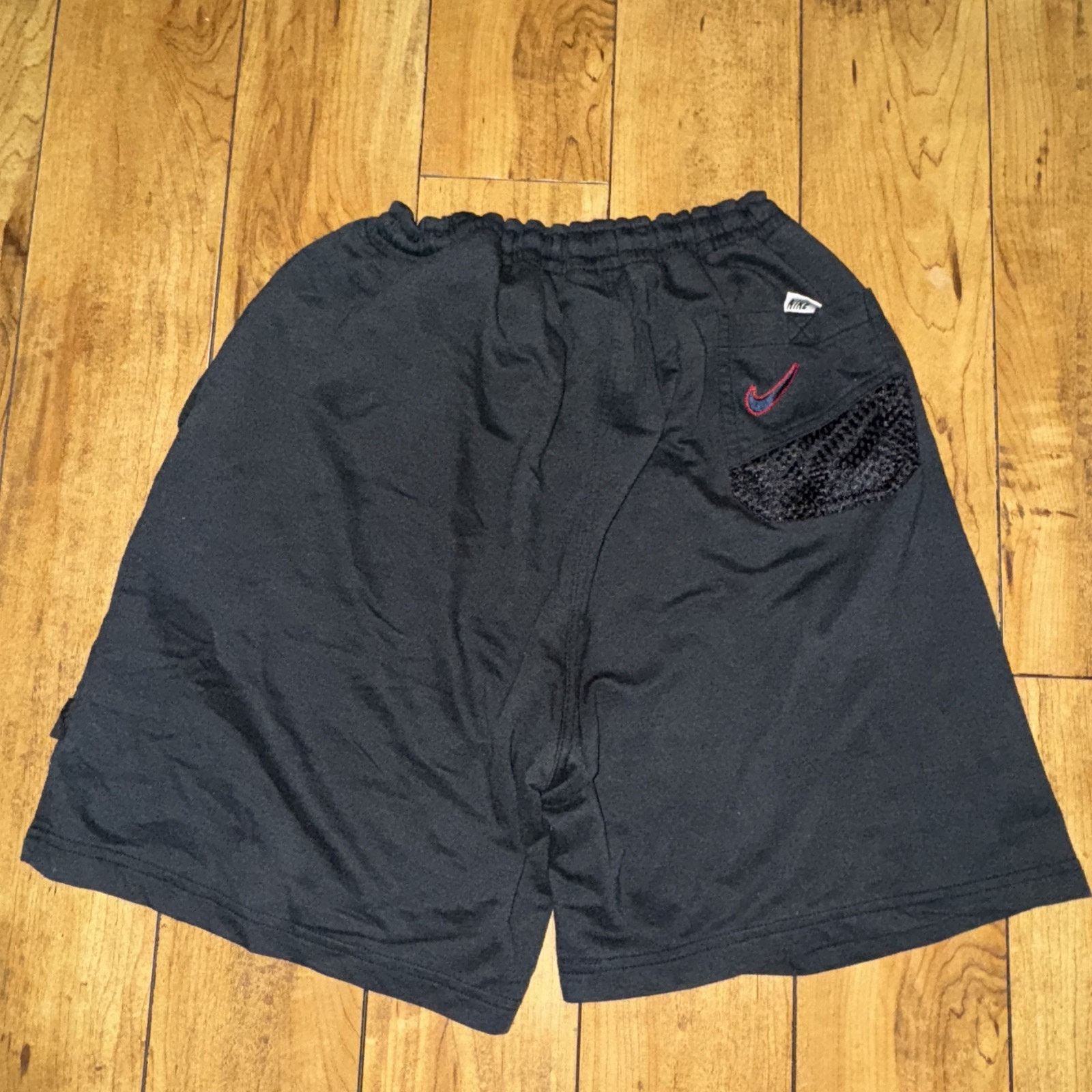 Nike × Vintage Vintage Nike Football Shorts Black Size 32 Size US 32 / EU 48 - 4 Thumbnail