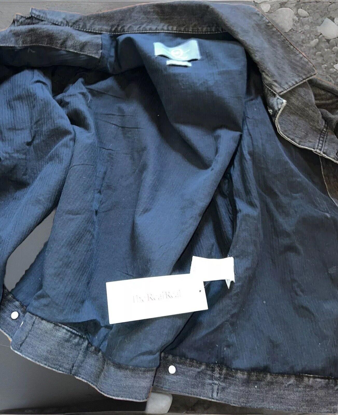 Alexander McQueen Alexander McQueen L Black Denim Trucker Jacket Coat Italy 52 Size US L / EU 52-54 / 3 - 9 Thumbnail