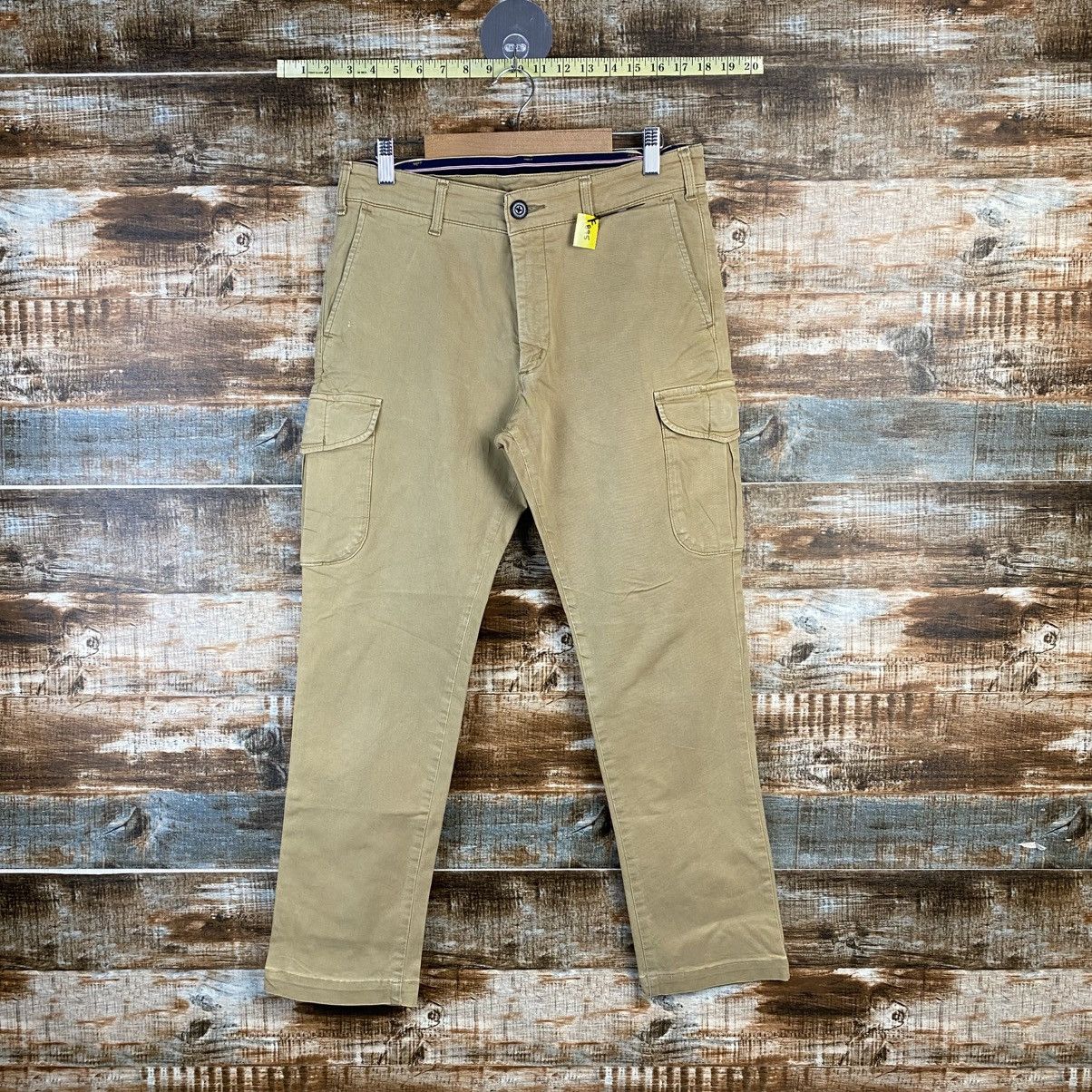 Japanese Brand DL Edwin Beige Cargo utility Multipocket Pants #C895 Size US 29 - 1 Thumbnail