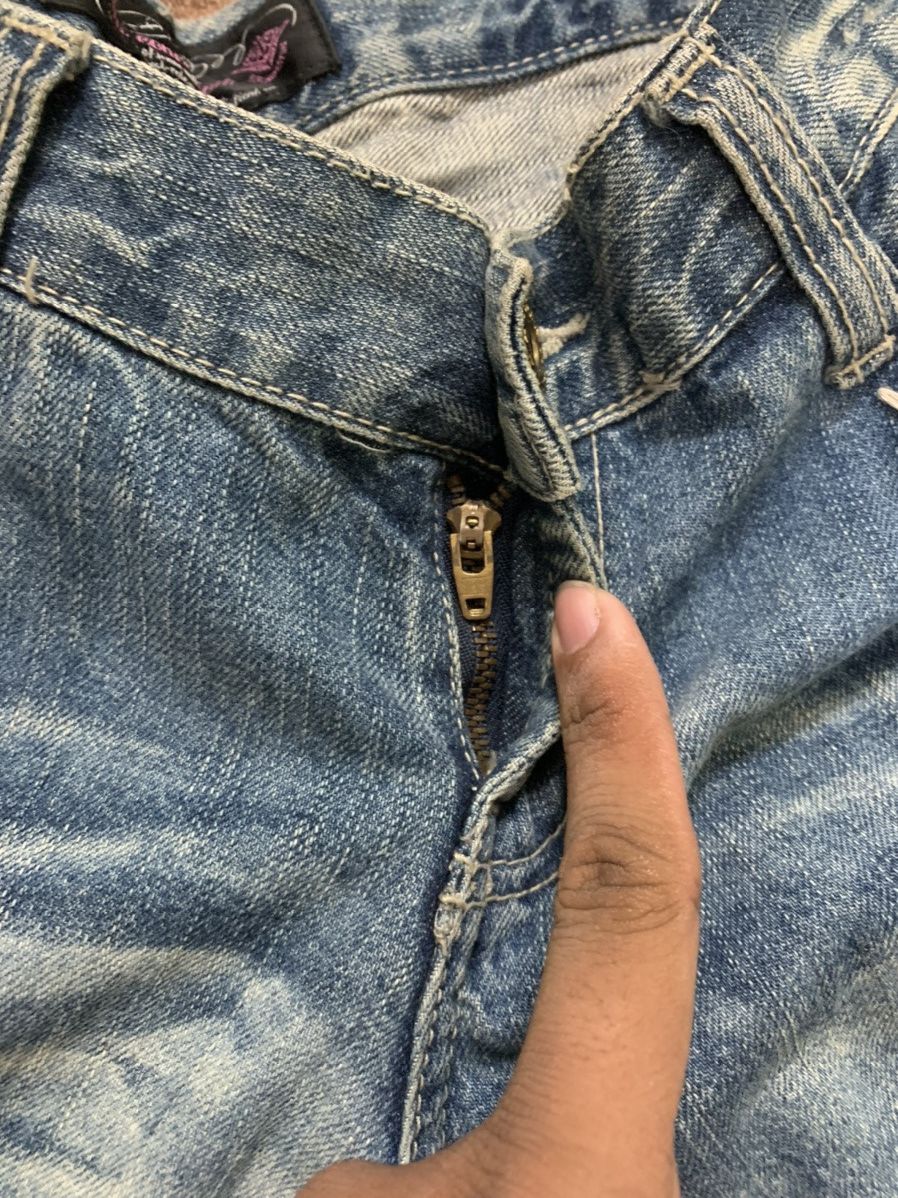 If Six Was Nine × Japanese Brand × Le Grande Bleu (L.G.B.) Flare ORIRIN stone wash faded season grunge style Size 33" - 10 Thumbnail