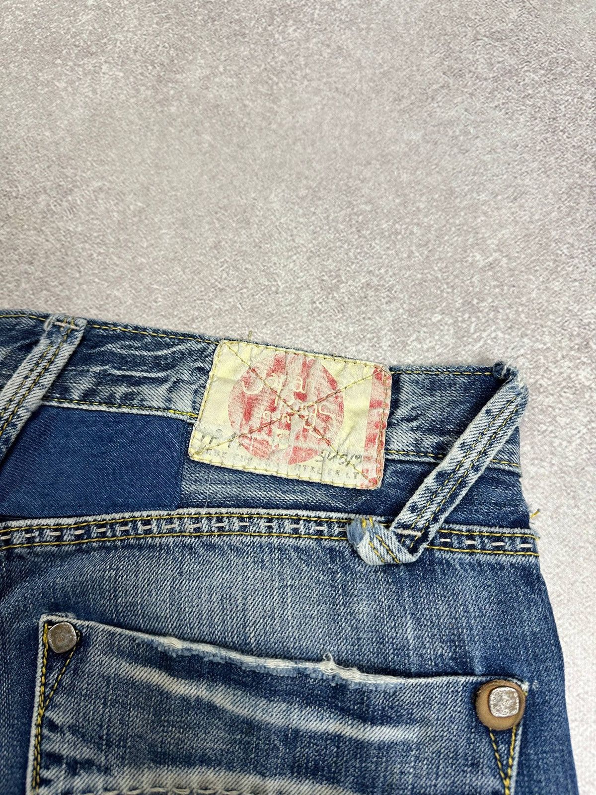 Japanese Brand Vintage Japrag Japanese Grunge Avantgarde Baggy Jeans Rare Size US 30 / EU 46 - 14 Thumbnail
