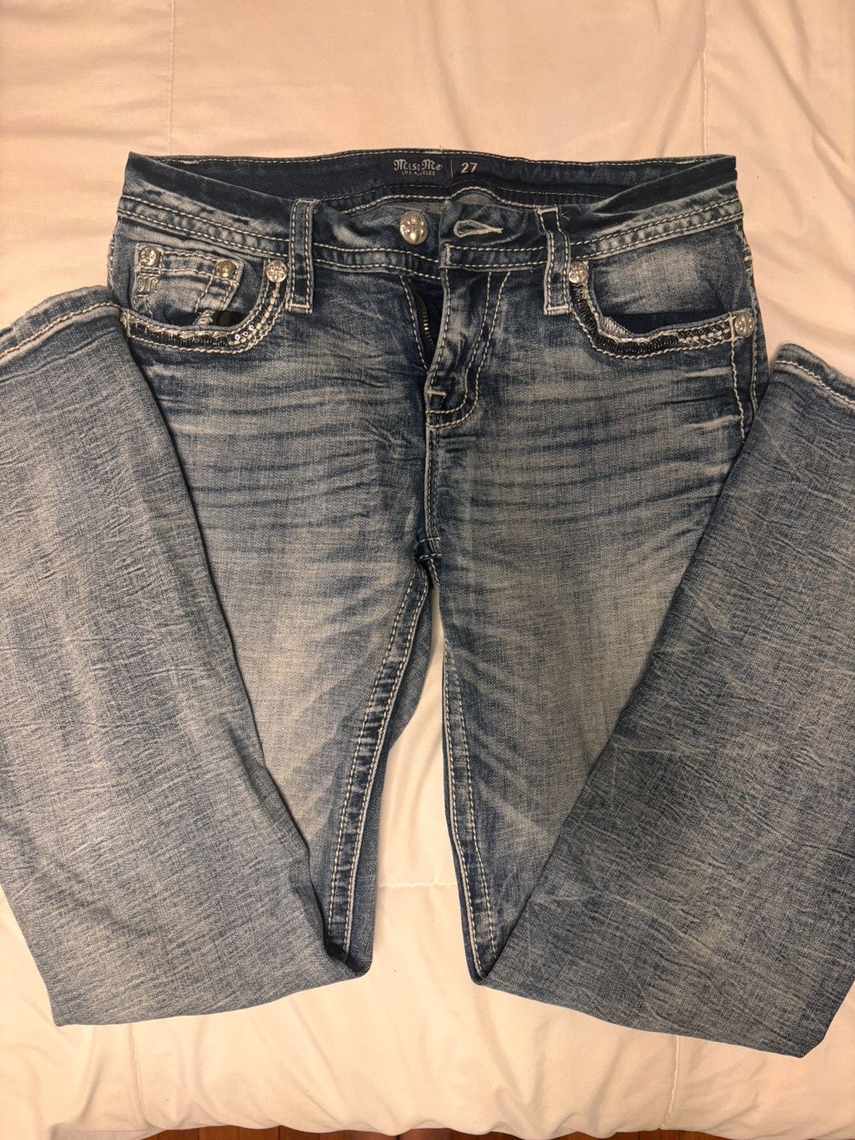 Miss Me Miss Me Jeans Size 27" / US 4 / IT 40 - 2 Thumbnail