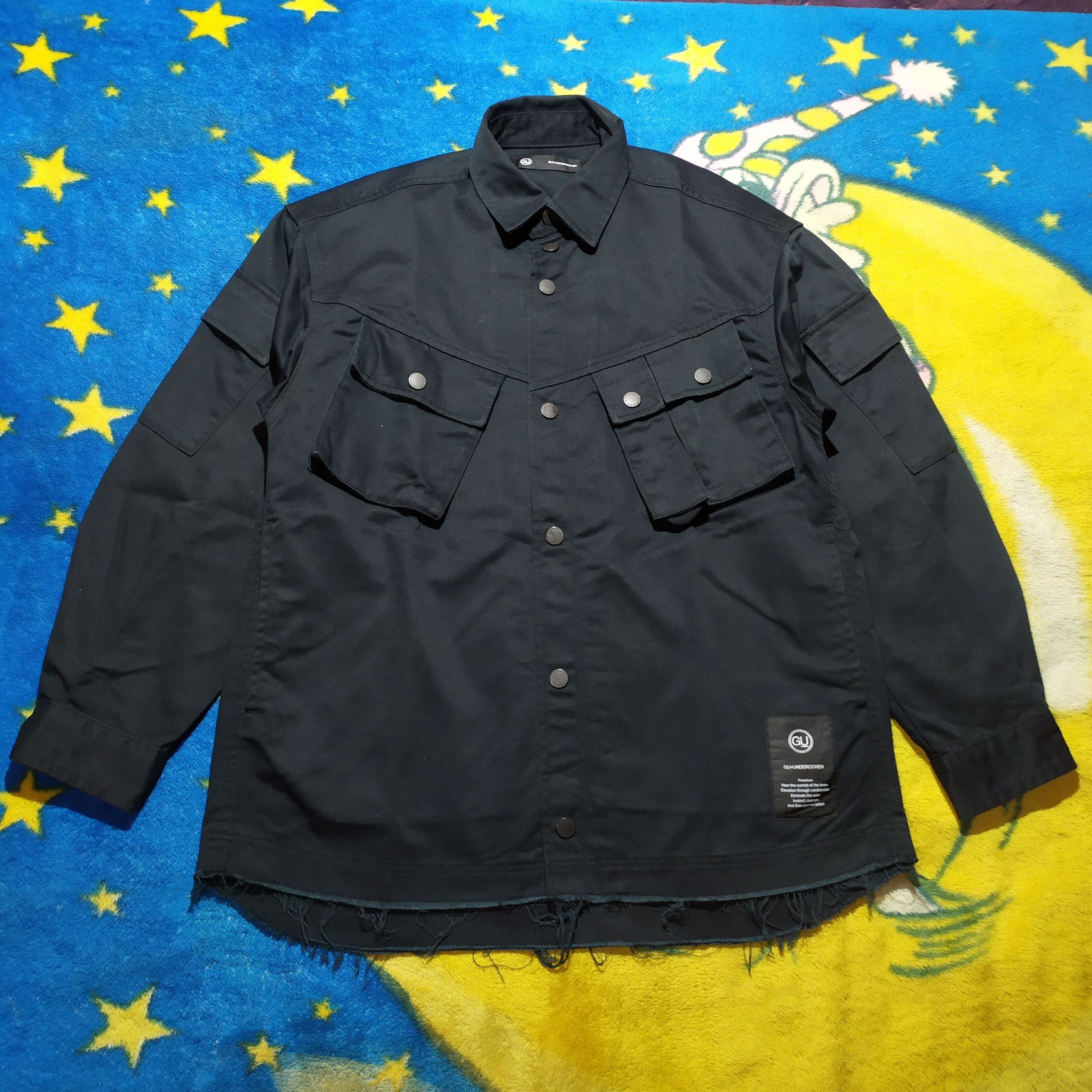 Undercover SS11 Undercover Underman Military Cargo Zipper Jacket