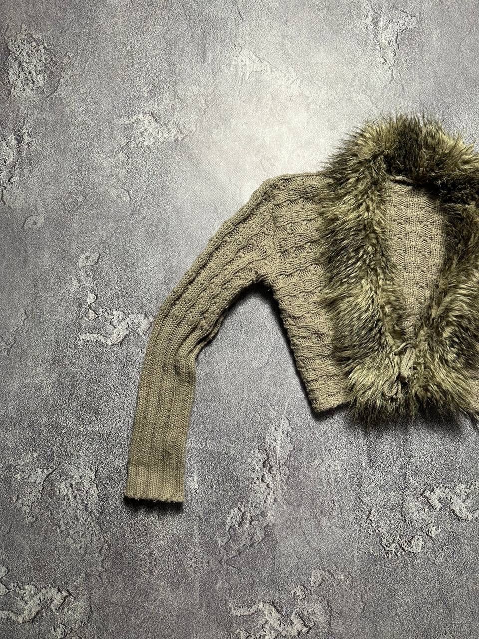 If Six Was Nine × Japanese Brand × Le Grande Bleu (L.G.B.) 💥Crazy Crop Top Faux Fur Women Size M / US 6-8 / IT 42-44 - 2 Thumbnail
