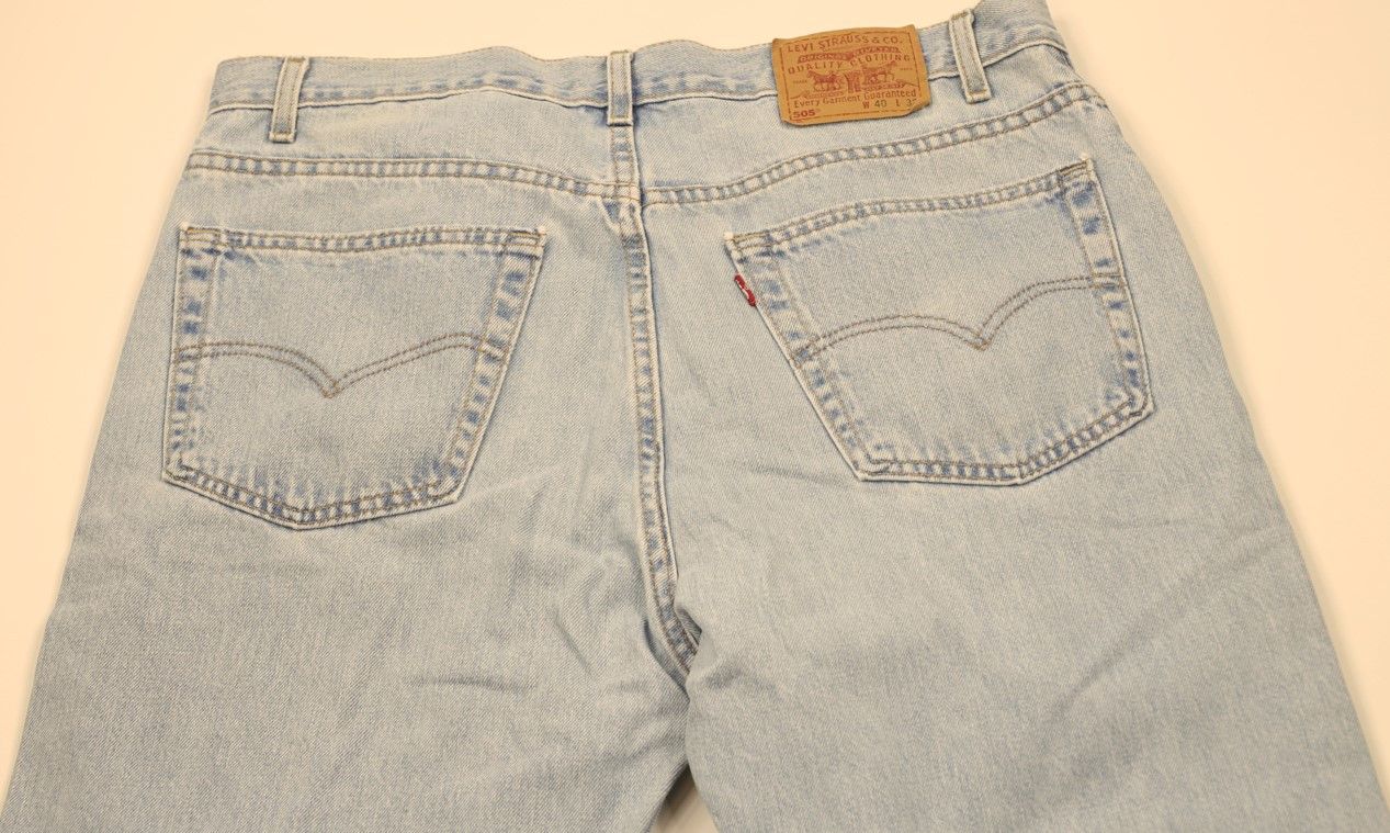 Levi's × Vintage Vintage Y2K 2000 Levis 505 Regular Fit Denim Jeans USA Size US 38 / EU 54 - 8 Thumbnail