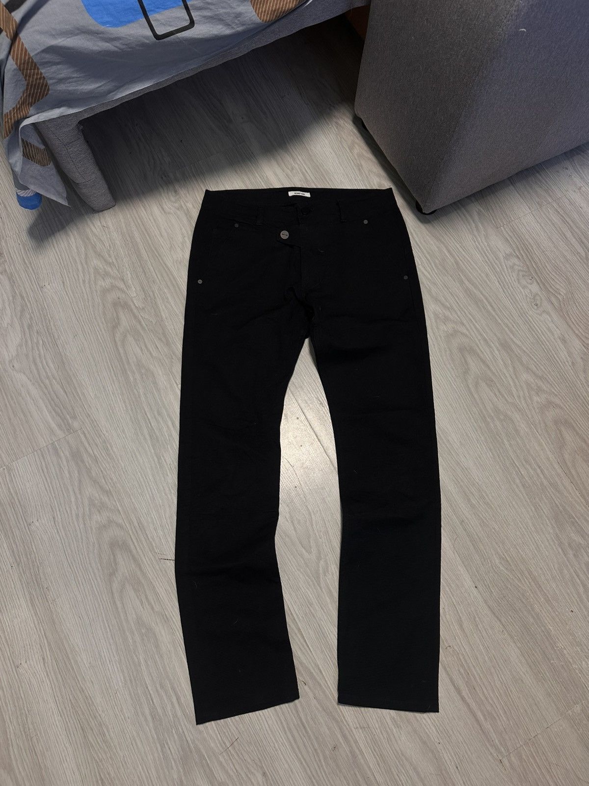Helmut Lang Helmut Lang Black Pants 30 Size Luxury Style Size US 30 / EU 46 - 1 Thumbnail