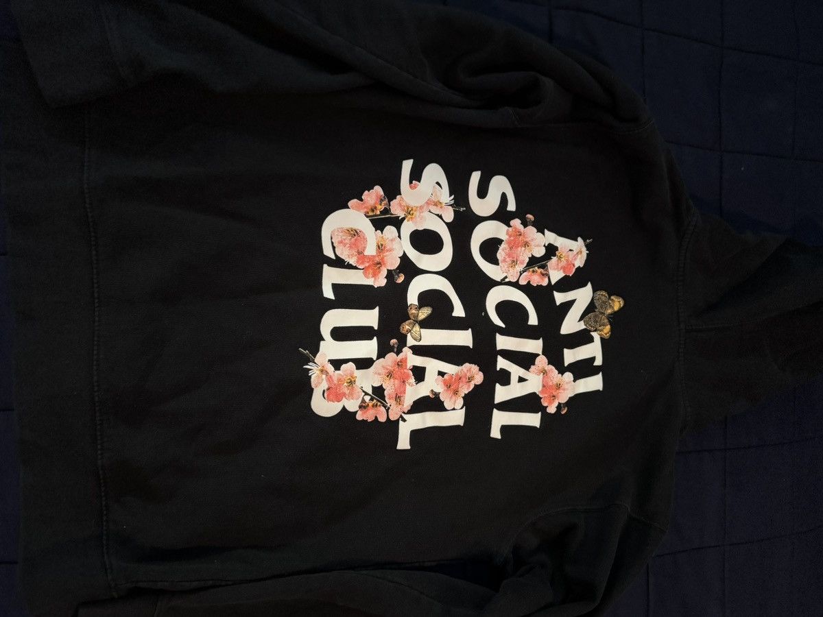 Anti Social Social Club ASSC Cherry Blossom 🌸 Zip-Up Fleece Jacket Size US S / EU 44-46 / 1 - 1 Thumbnail
