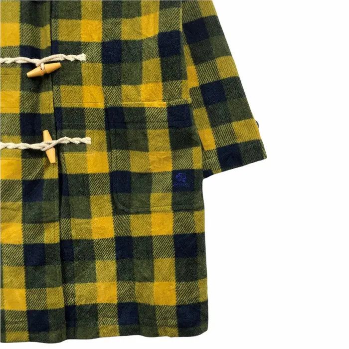 Vintage Vtg PIKO HAWAIIAN LONGBOARD Duffle Jacket Plaids Checks Nova Size M / US 6-8 / IT 42-44 - 5 Thumbnail