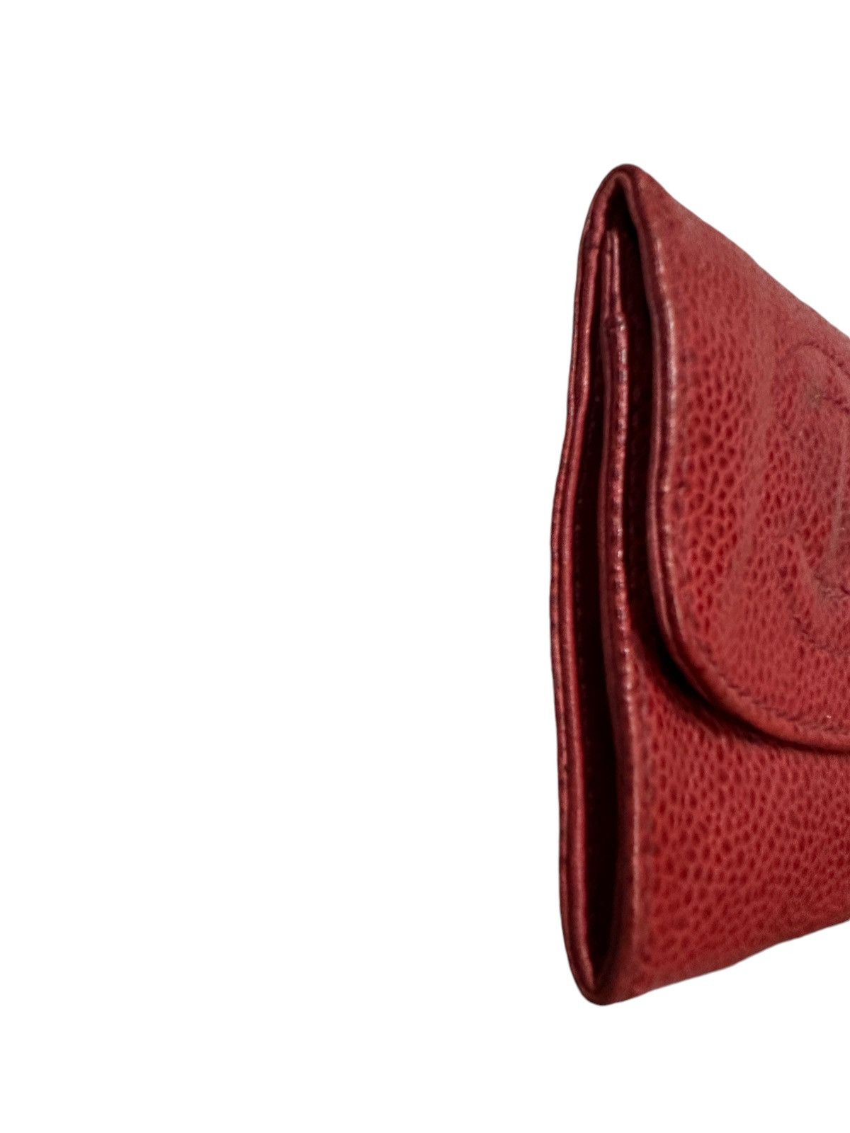 Chanel 💥Vintage Chanel 1994 Coin Case Caviar Red Size ONE SIZE - 3 Thumbnail